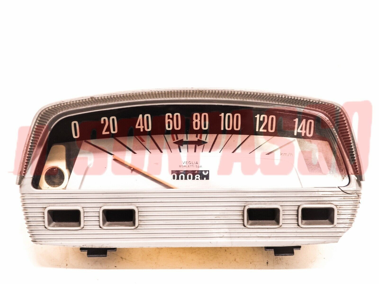 STRUMENTO CONTACHILOMETRI FIAT 850 BERLINA SUPER ORIGINALE . 