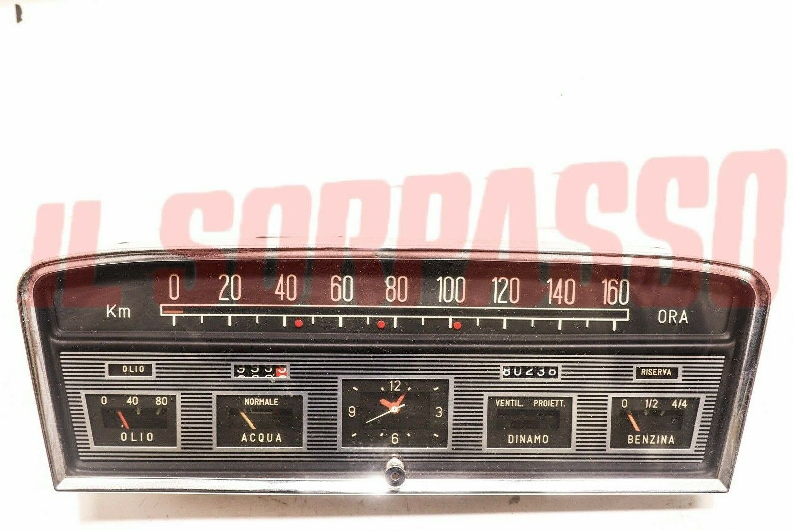 STRUMENTO CONTACHILOMETRI FIAT 1800 2100 BERLINA ORIGINALE