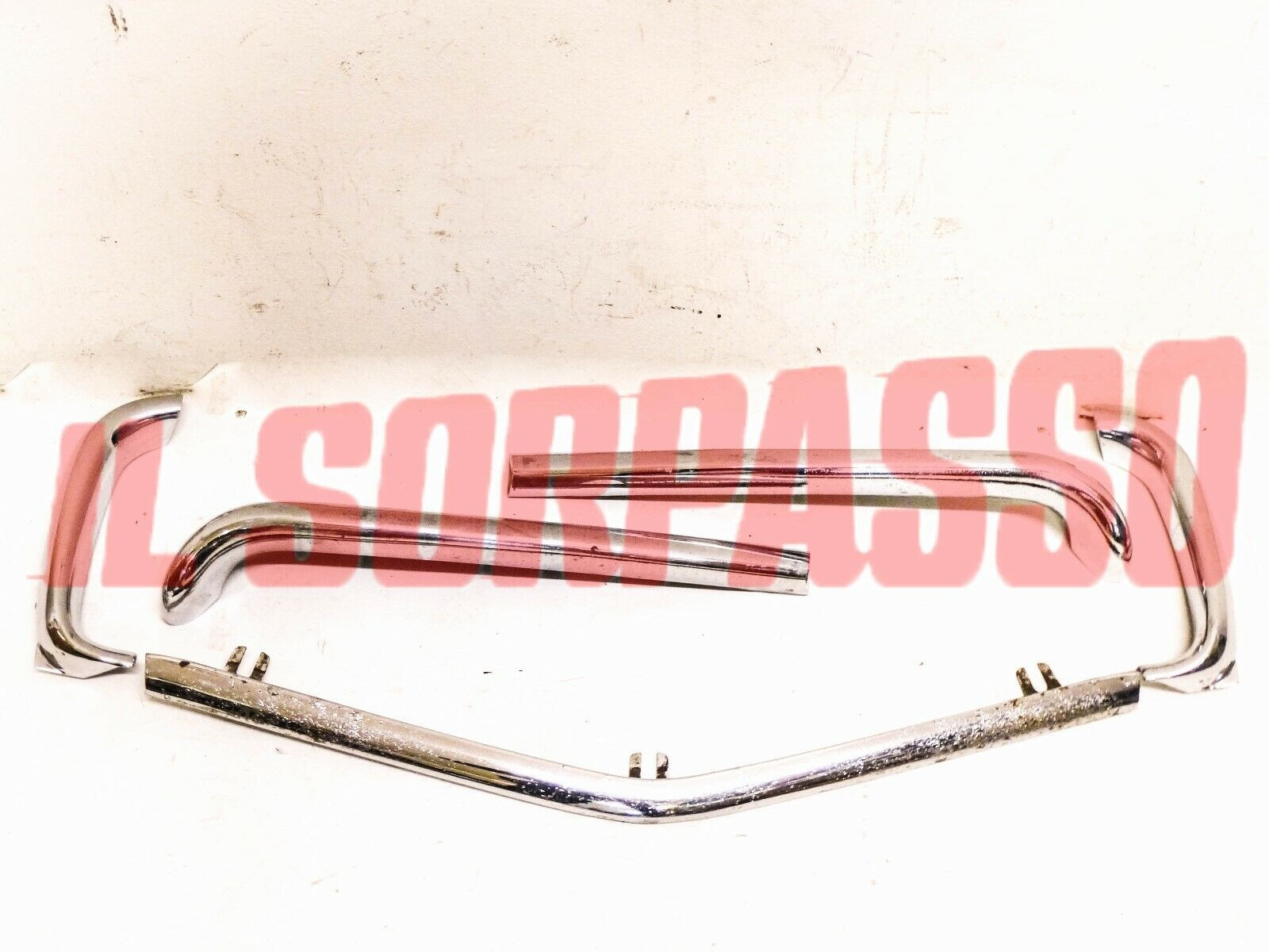 BAFFI CROMATURE MASCHERINA GRIGLIA FRONTALE FIAT 1900 ORIGINALI