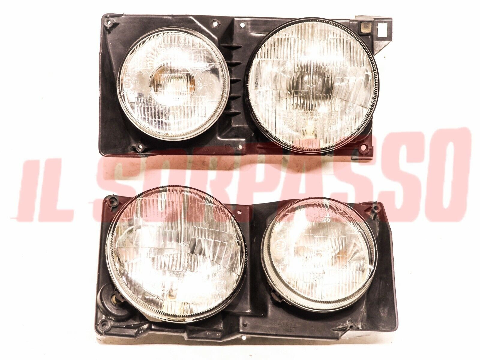 GRUPPI OTTICI FANALI SEDI FARO DESTRI SINISTRI FIAT RITMO 130 TC ABARTH SIEM .