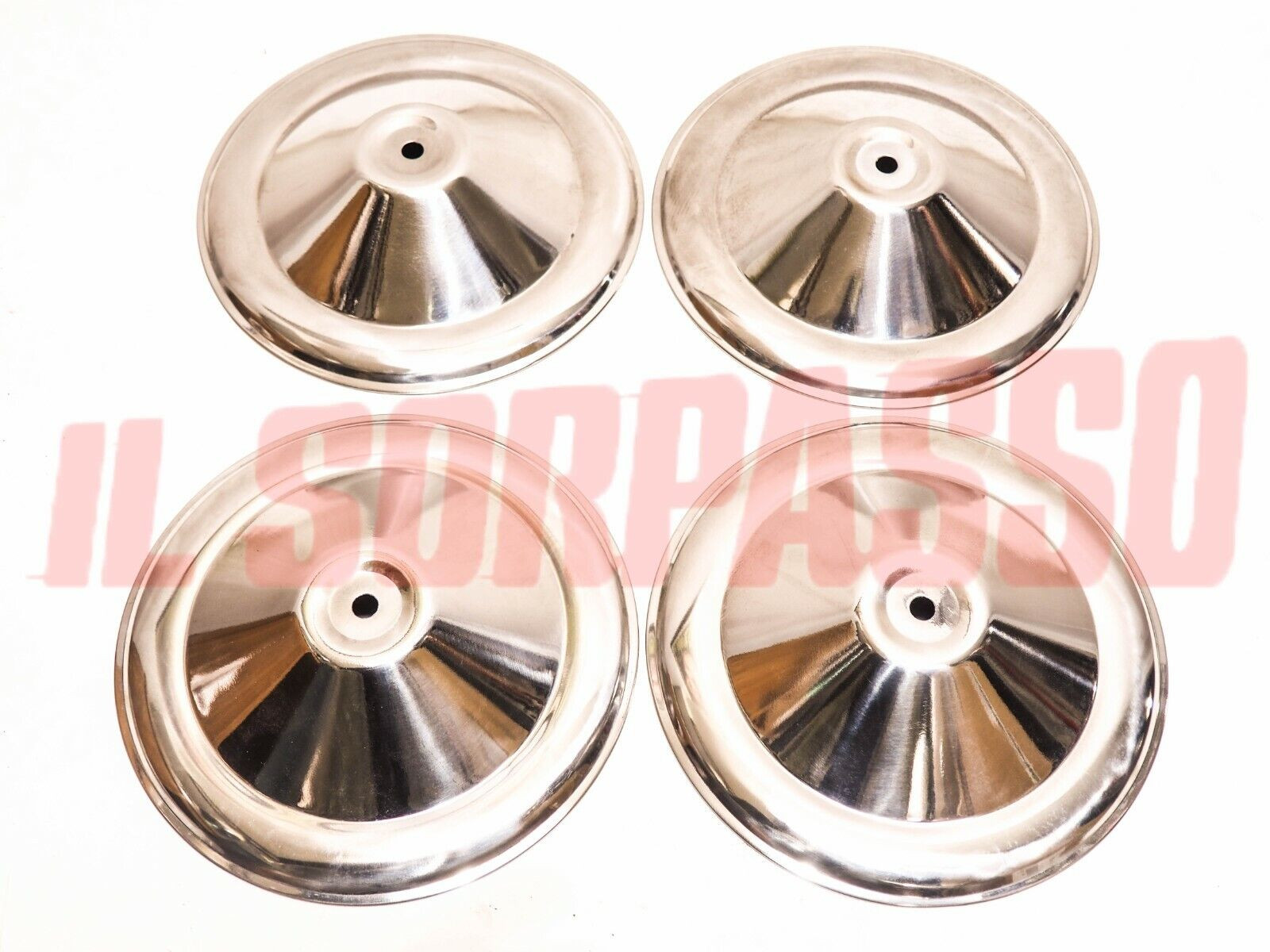 COPPE RUOTA BORCHIE CERCHI FIAT 500 F IN ACCIAIO