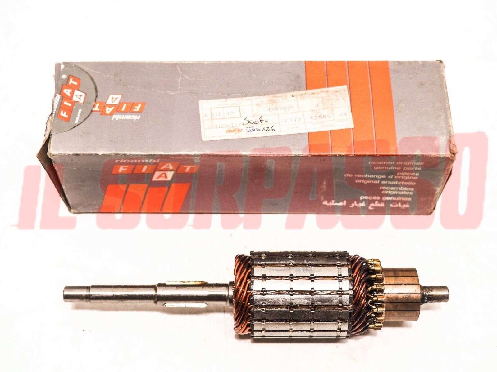 INDOTTO MOTORINO AVVIAMENTO FIAT 500 R - 126 ORIGINALE 4287975