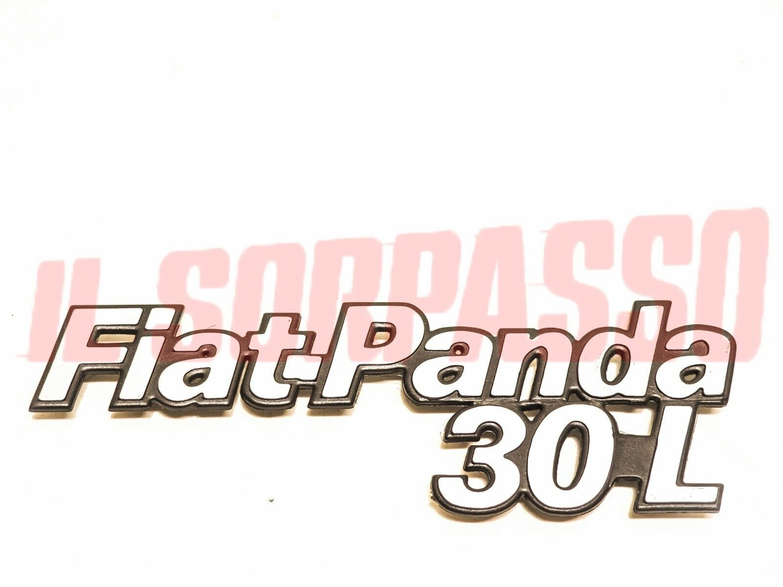 SCRITTA SIGLA PORTELLONE POSTERIORE FIAT PANDA 30 L ORIGINALE