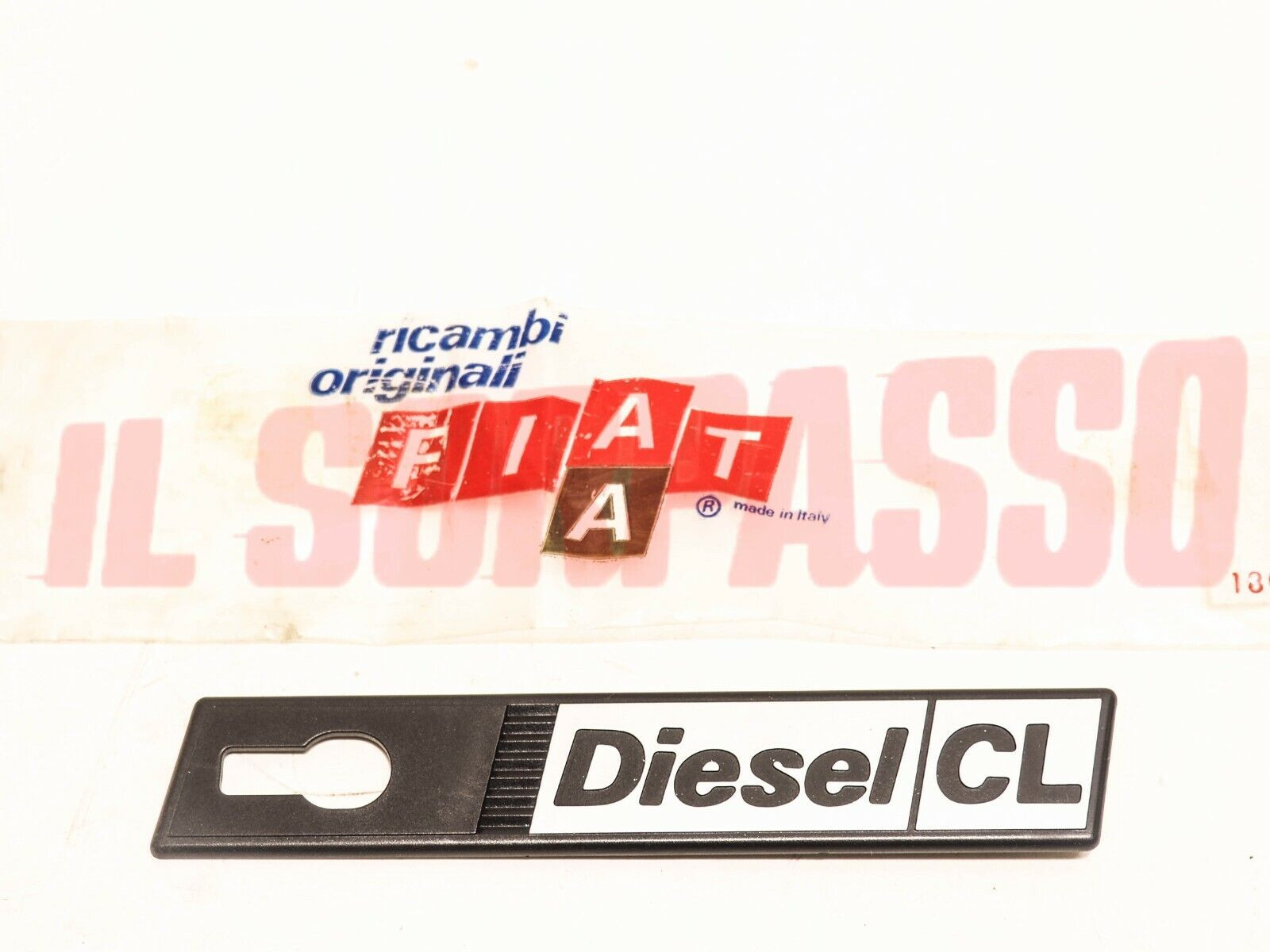SCRITTA SIGLA PARAFANGO ANTERIORE DESTRO FIAT RITMO DIESEL CL ORIGINALE