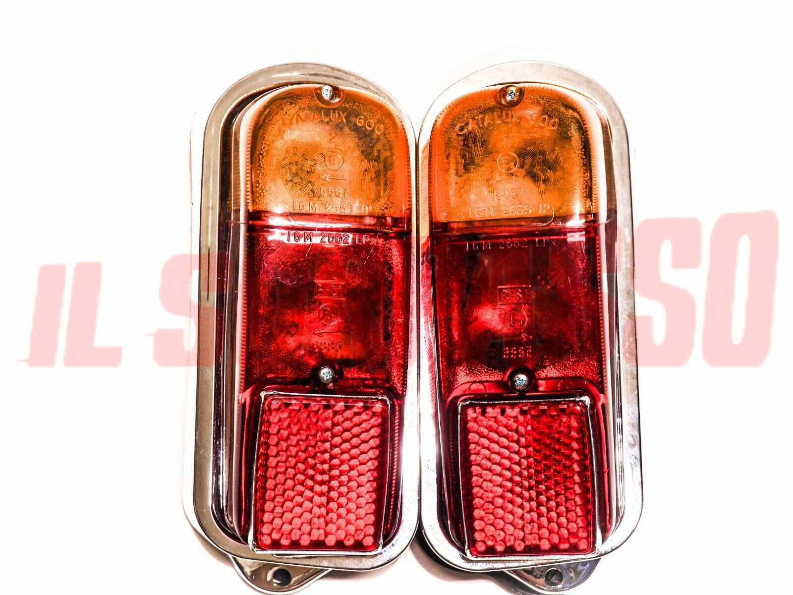 FANALE POSTERIORE DESTRO + SINISTRO FIAT 600 E FANALONA 