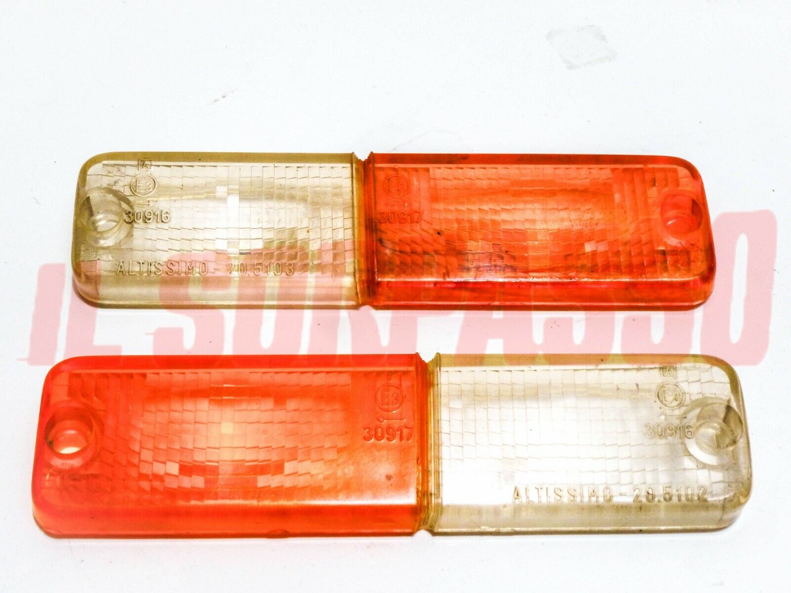 PLASTICHE FANALINI ANTERIORI MASERATI BITURBO FIAT 127 128 C CL 131 S ALTISSIMO