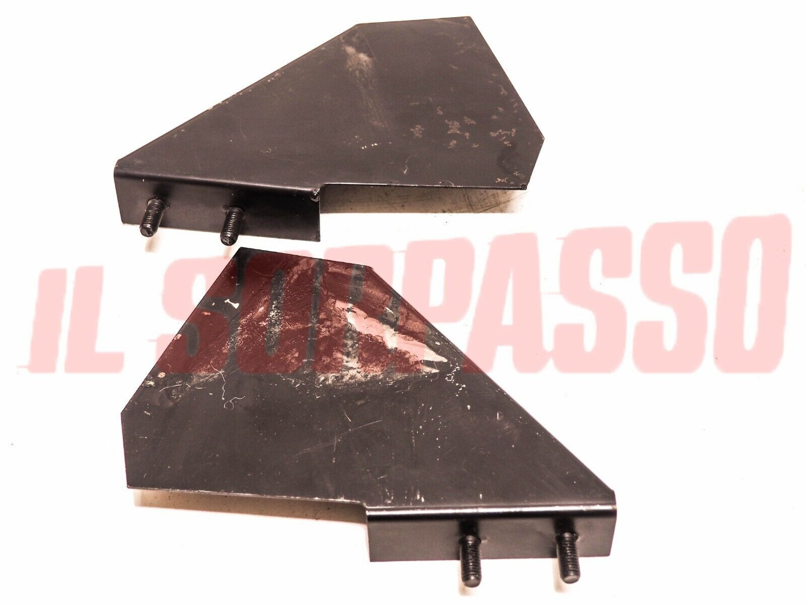 SUPPORTI FISSAGGIO STAFFE PARAURTI ANTERIORE AUTOBIANCHI A112 1 SERIE + ABARTH