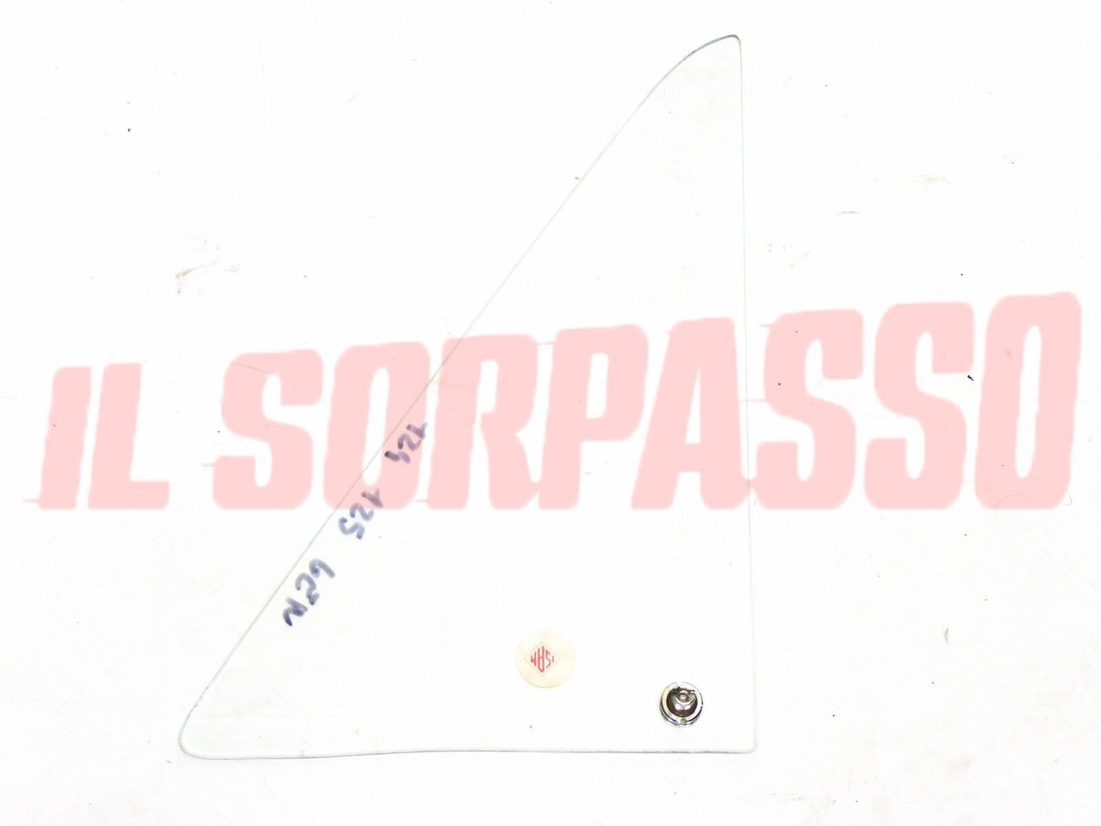 VETRO DEFLETTORE DESTRO BIANCO FIAT 124 125 BERLINA ORIGINALE