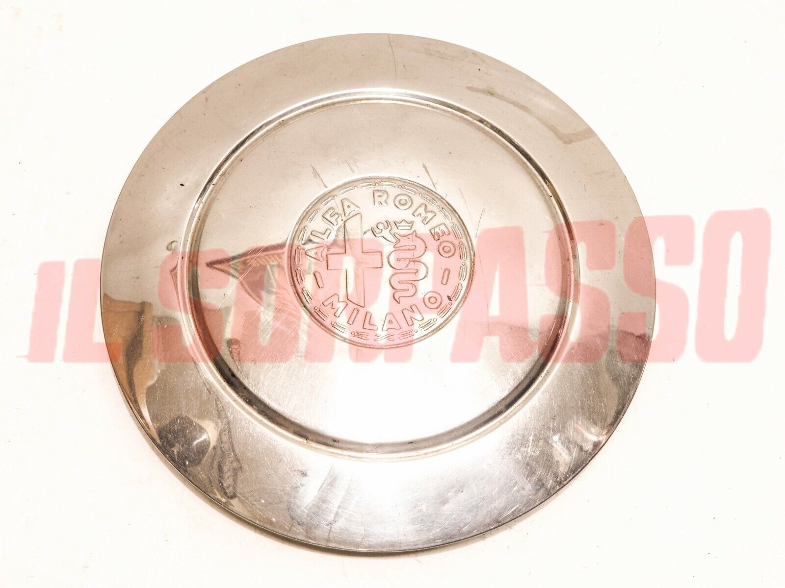COPPA RUOTA BORCHIA CERCHIO ALFA ROMEO GIULIETTA BERLINA ORIGINALE IN INOX