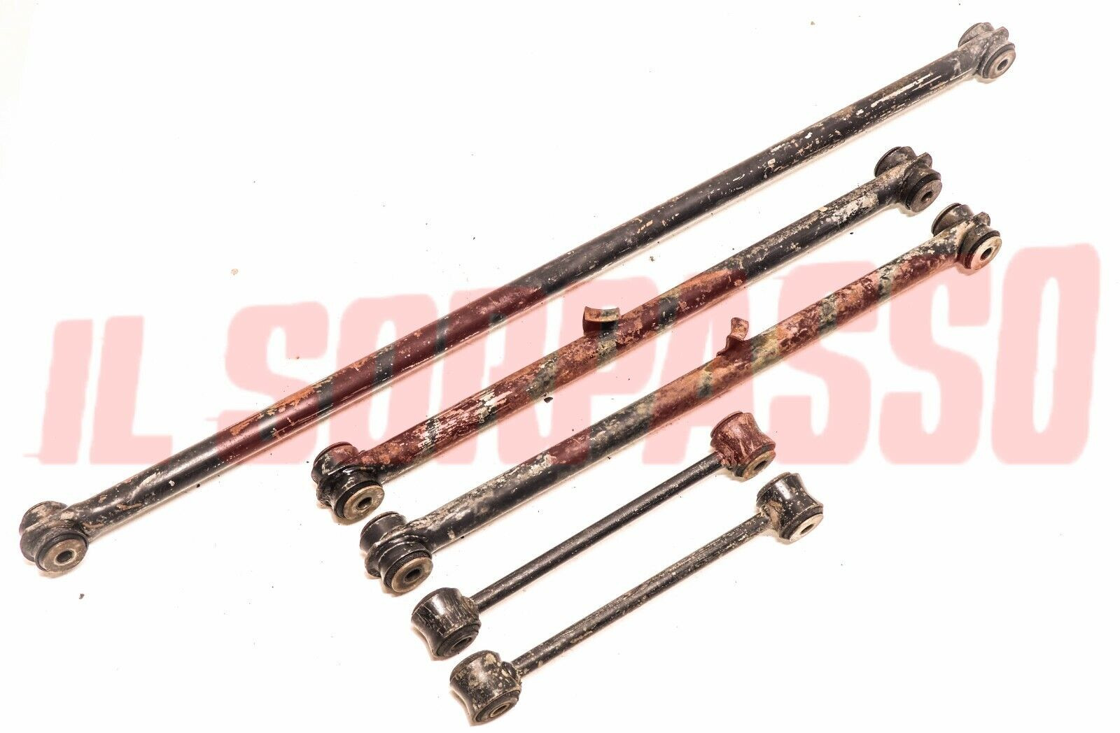 PUNTONI TIRANTI BARRE PONTE POSTERIORE FIAT 124 COUPE SPIDER ORIGINALI