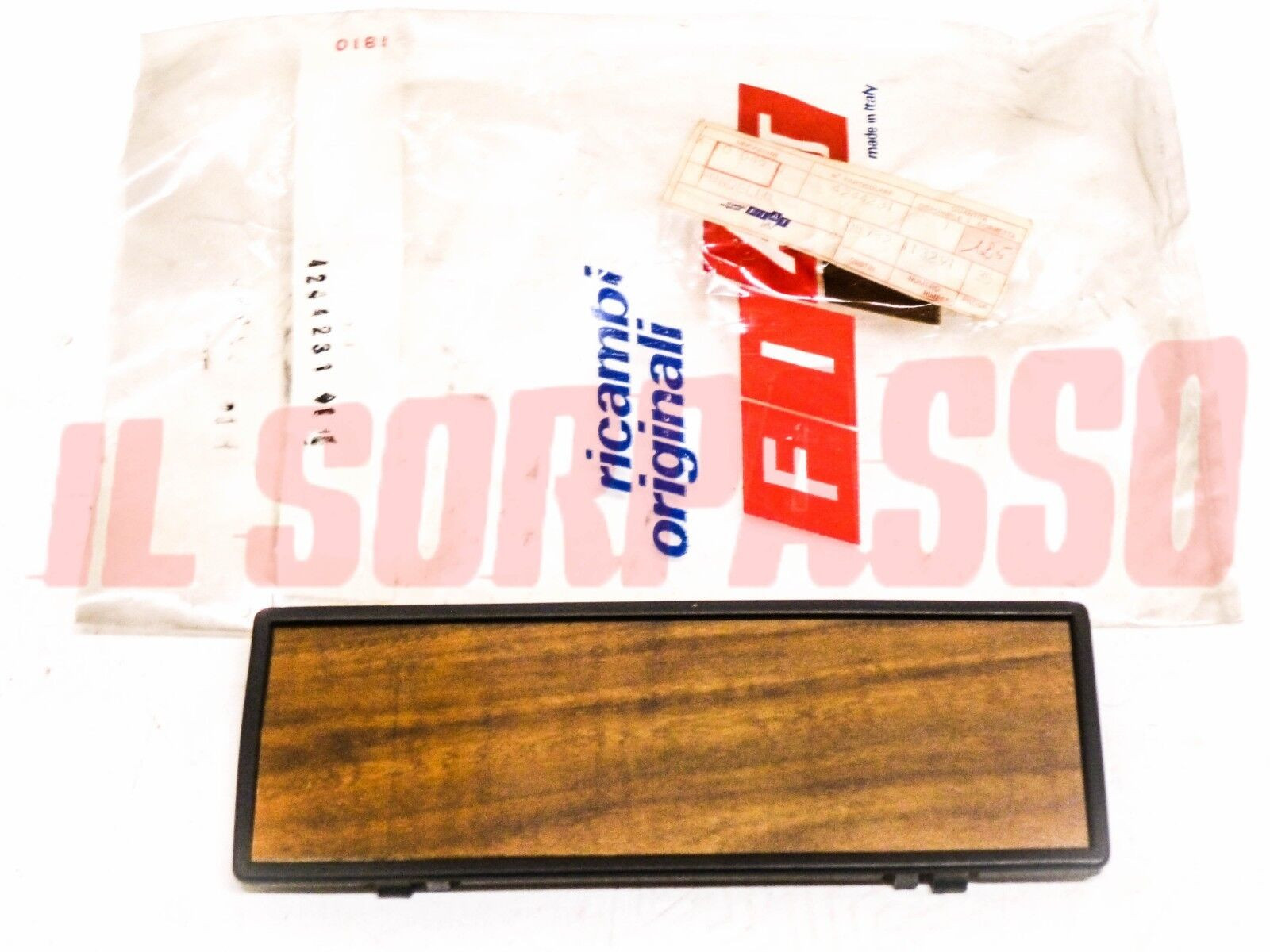 MOSTRINA PORTA RADIO PLANCIA CRUSCOTTO FIAT 125 BERLINA SPECIAL ORIGINALE