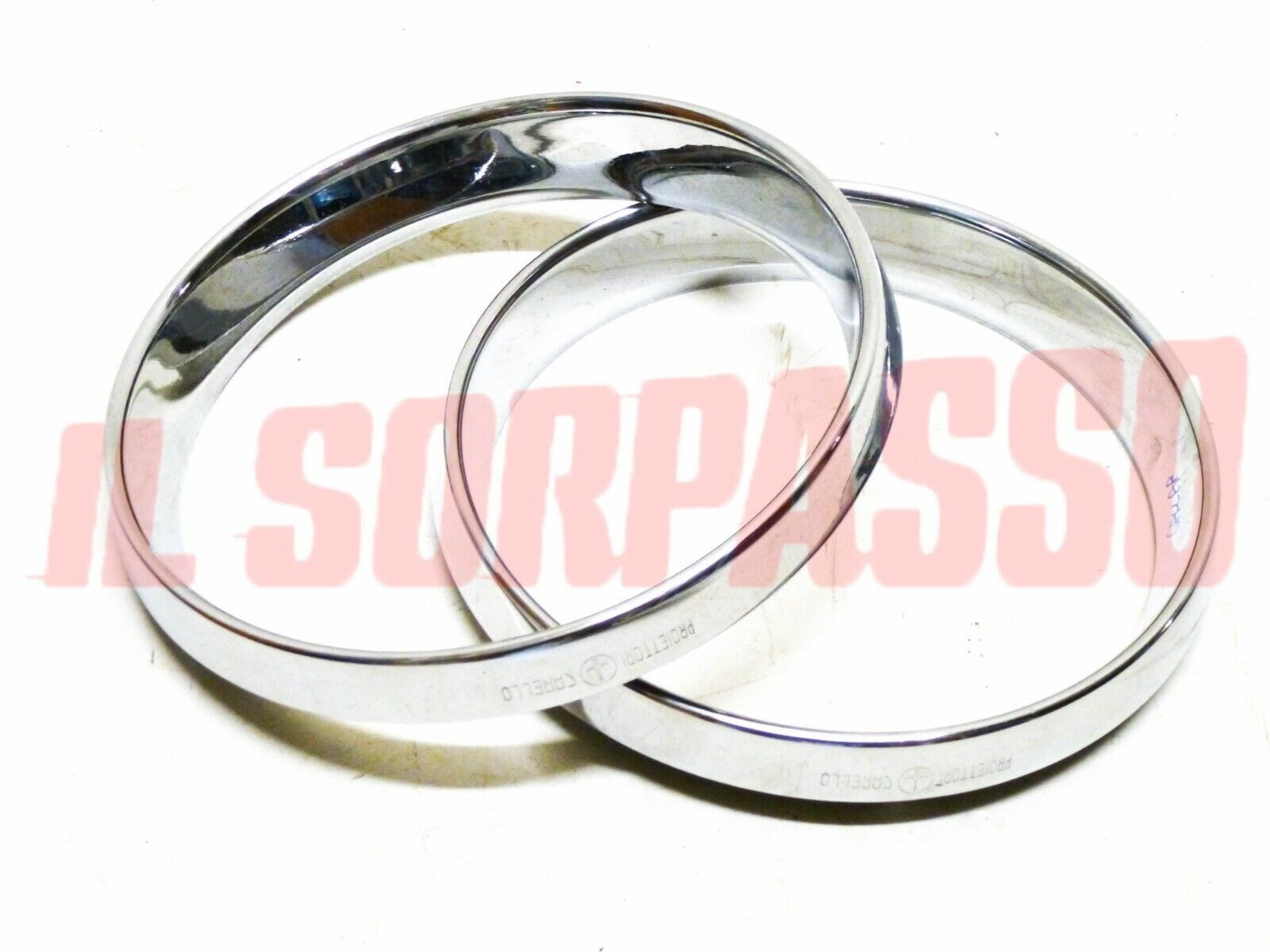 CORNICI CERCHI FARO ALFA ROMEO GIULIETTA BERLINA 2 3 SERIE TI CARELLO