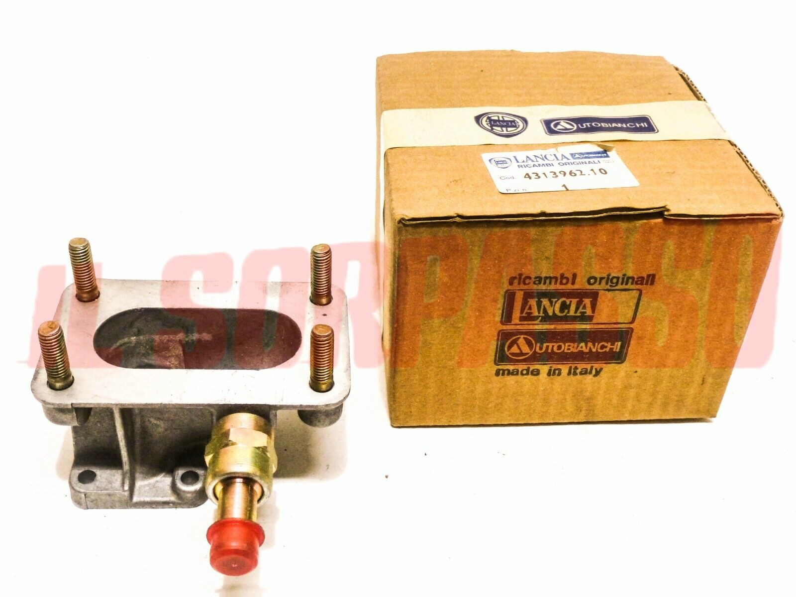 DISTANZIALE SUPPORTO CARBURATORE AUTOBIANCHI A112 ABARTH 58 HP ORIGINALE 4313962