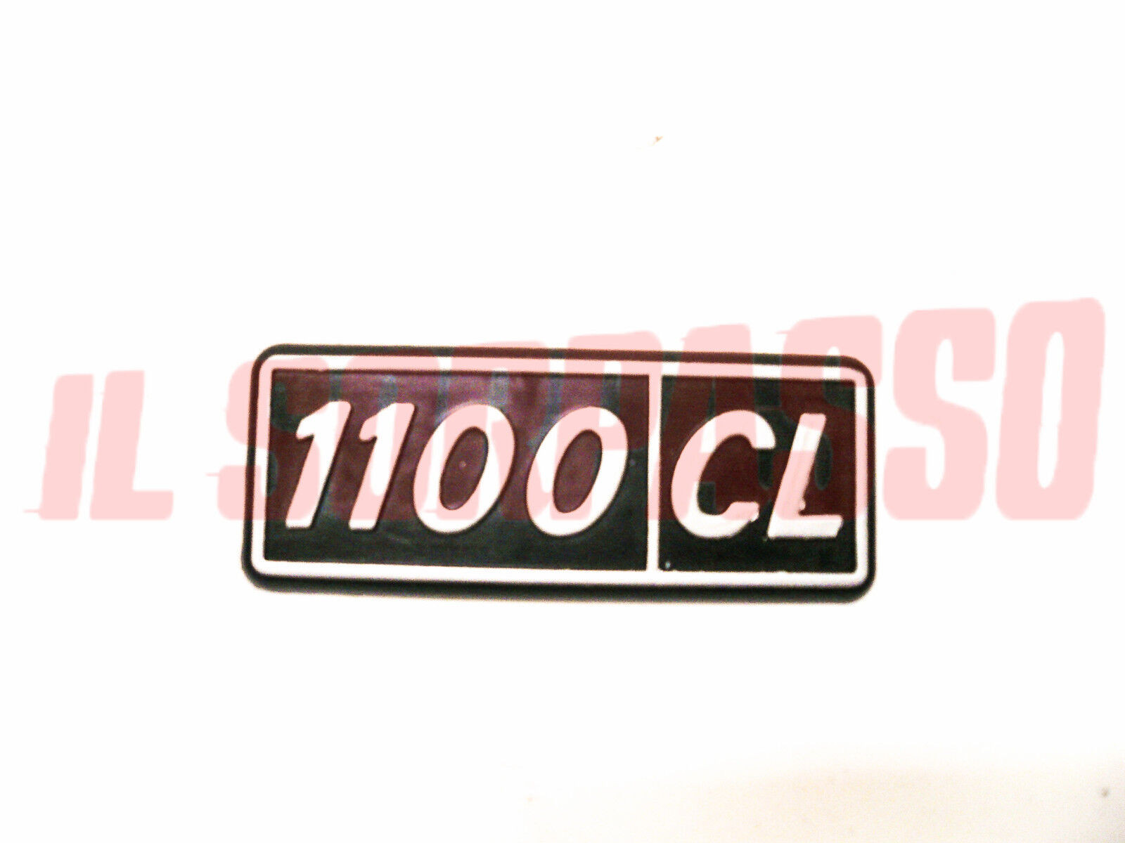 SCRITTA SIGLA PARAFANGO POSTERIORE FIAT 128 BERLINA 1100 CL PLASTICA ORIGINALE