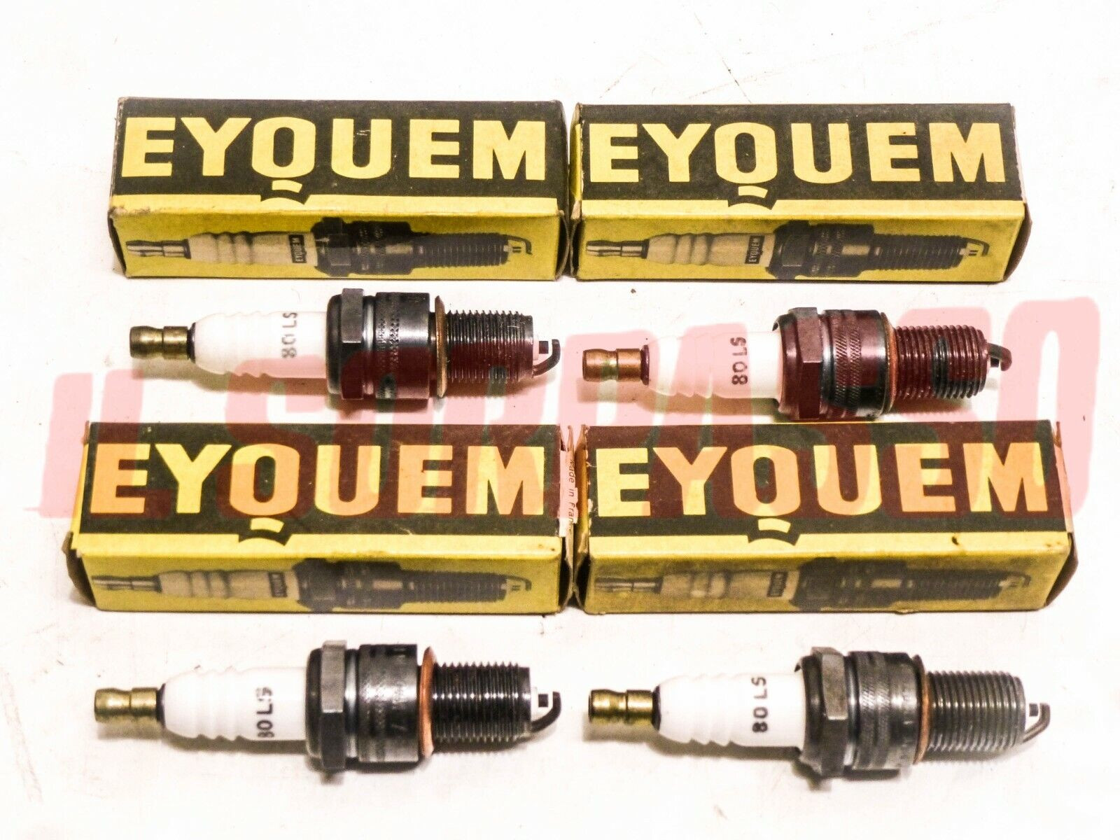 CANDELE EYQUEM 80LS AUTOBIANCHI LANCIA FIAT ORIGINALI 