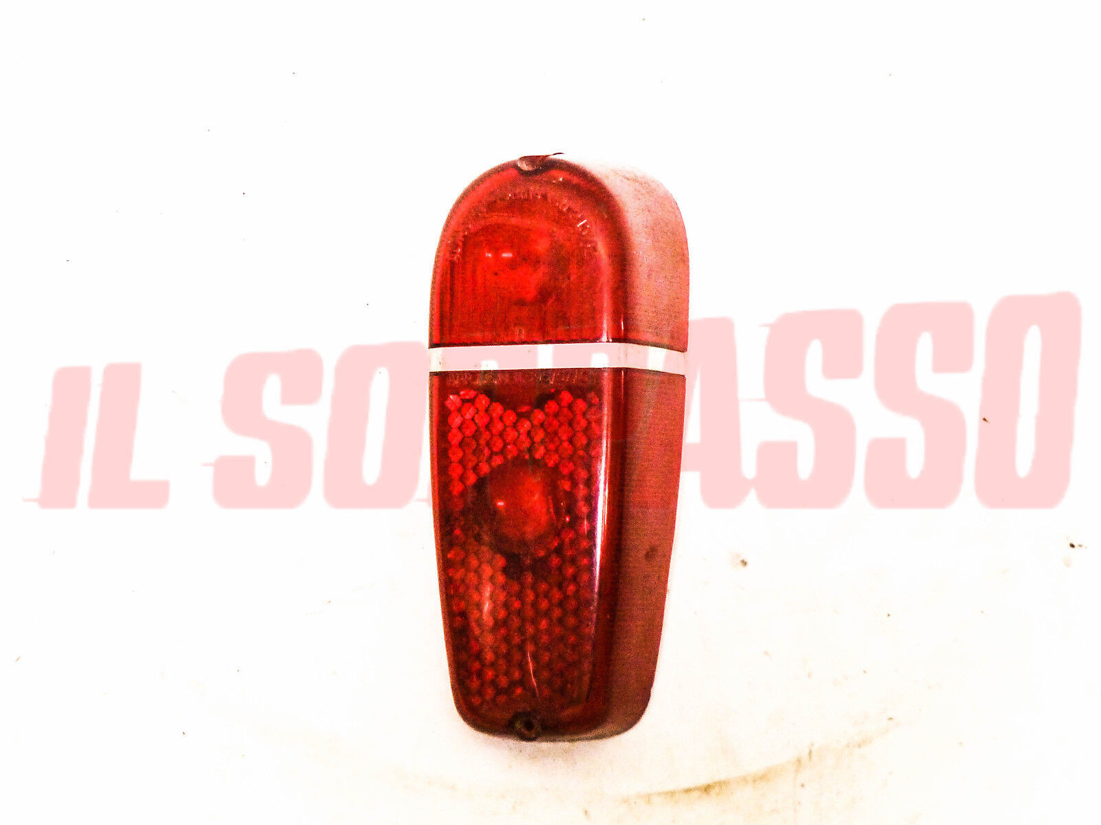 PLASTICA FANALE POSTERIORE DESTRO FIAT 600 2 SERIE ROSSA ESPORTAZIONE ORIGINALE