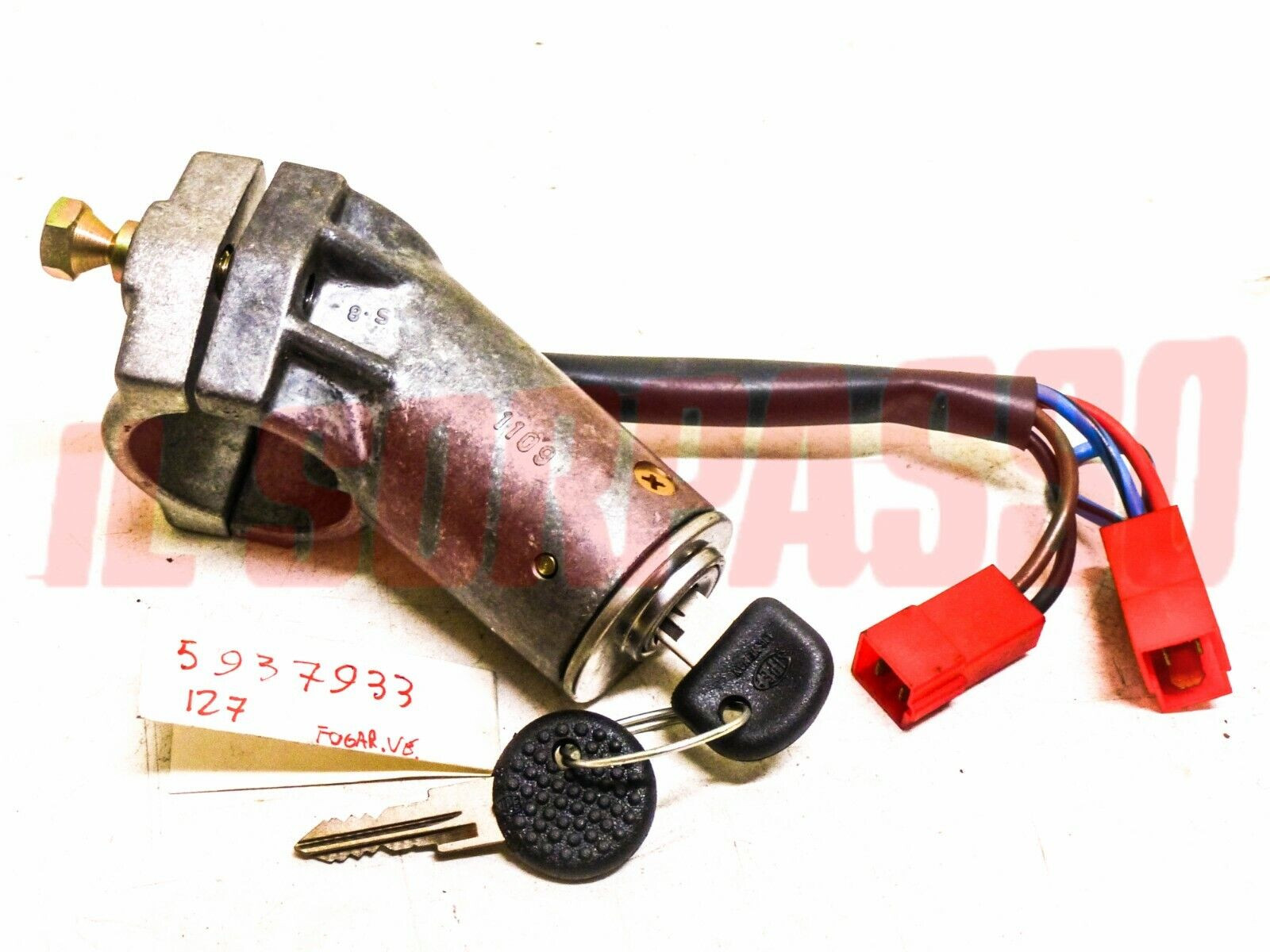 BLOCCHETTO ACCENSIONE BLOCCASTERZO FIAT 127 ULTIMO TIPO ORIGINALE 5937933