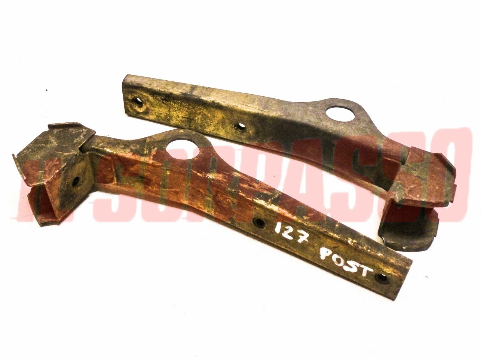 STAFFE PARAURTI POSTERIORE DESTRA + SINISTRA FIAT 127 1 SERIE ORIGINALI