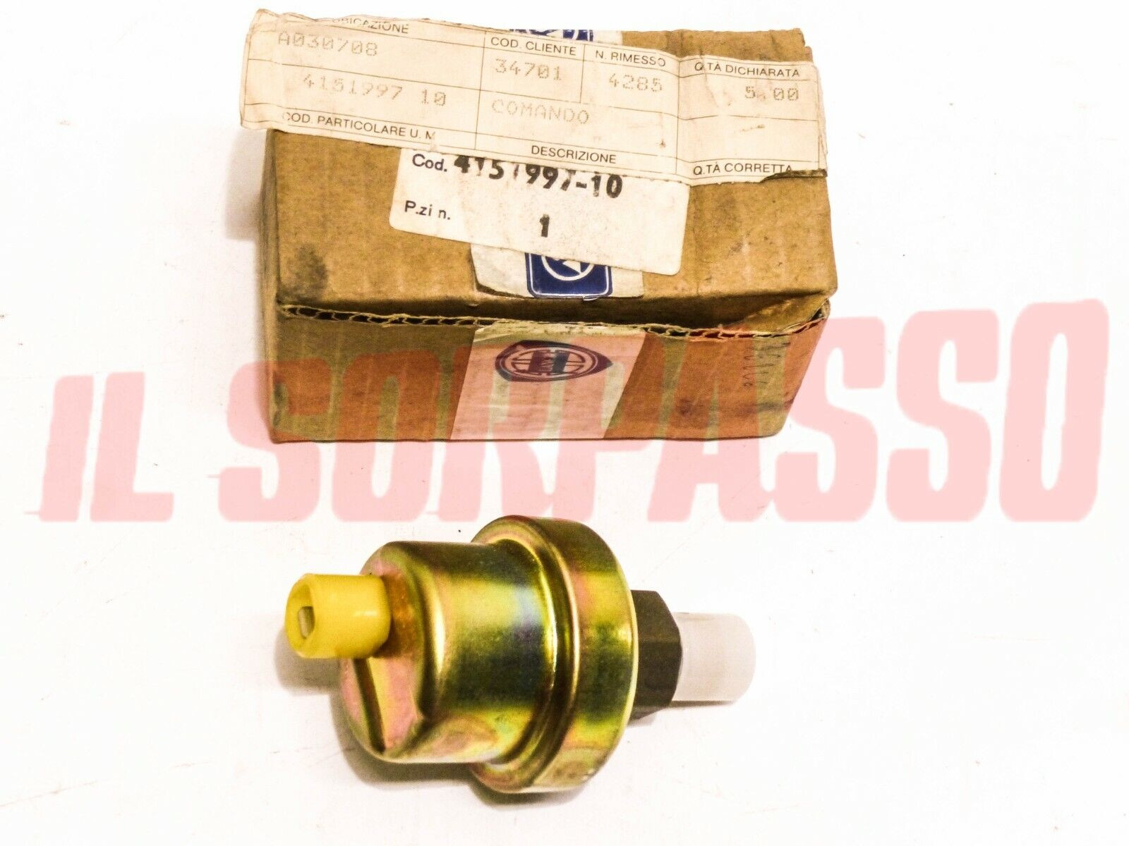 BULBO TRASMETTITORE PRESSIONE OLIO LANCIA BETA BERLINA COUPE SPIDER ORIGINALE