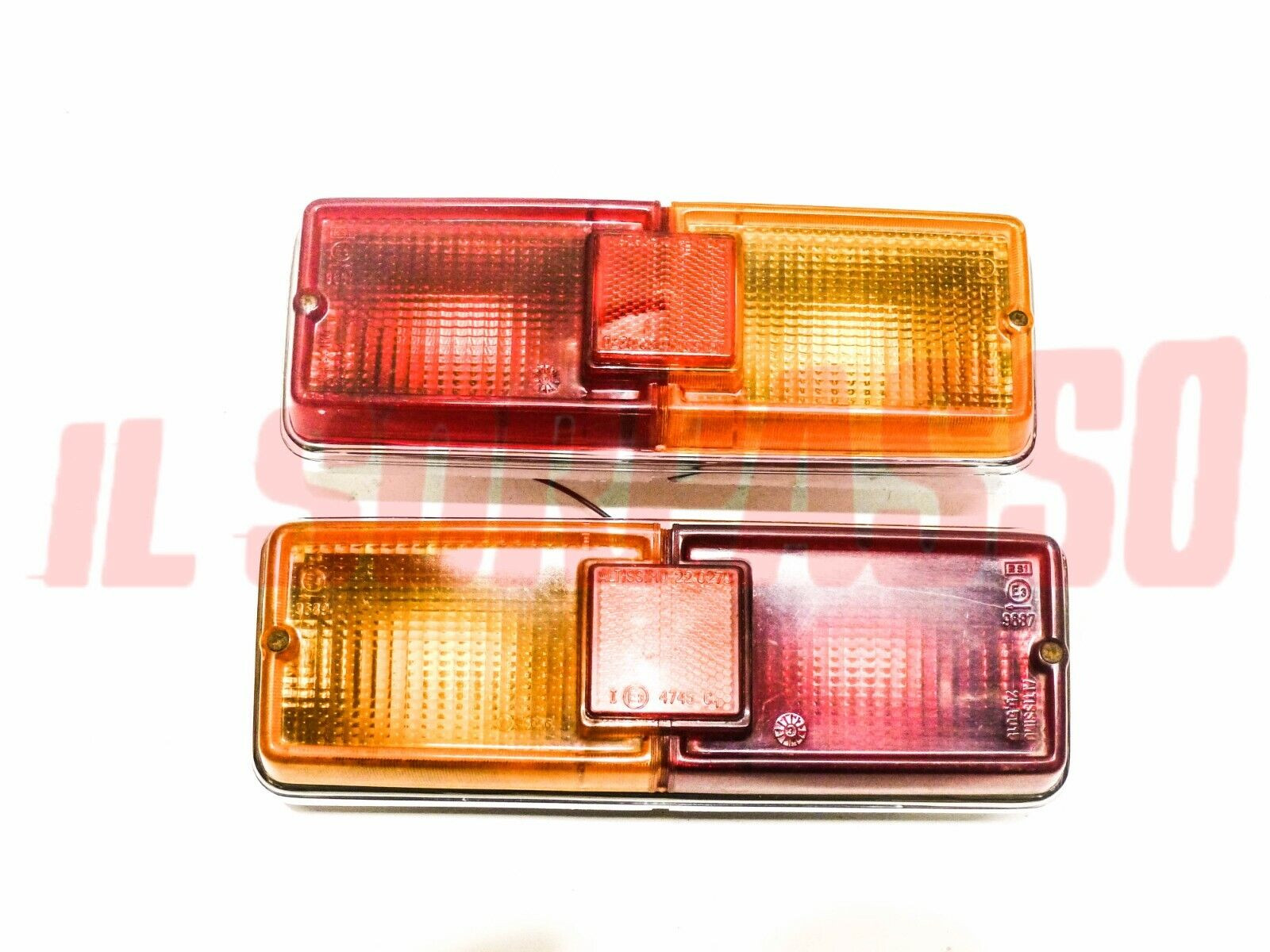 FANALI FARI POSTERIORI DESTRO SINISTRO FIAT 128 BERLINA 2 SERIE ORIGINALI