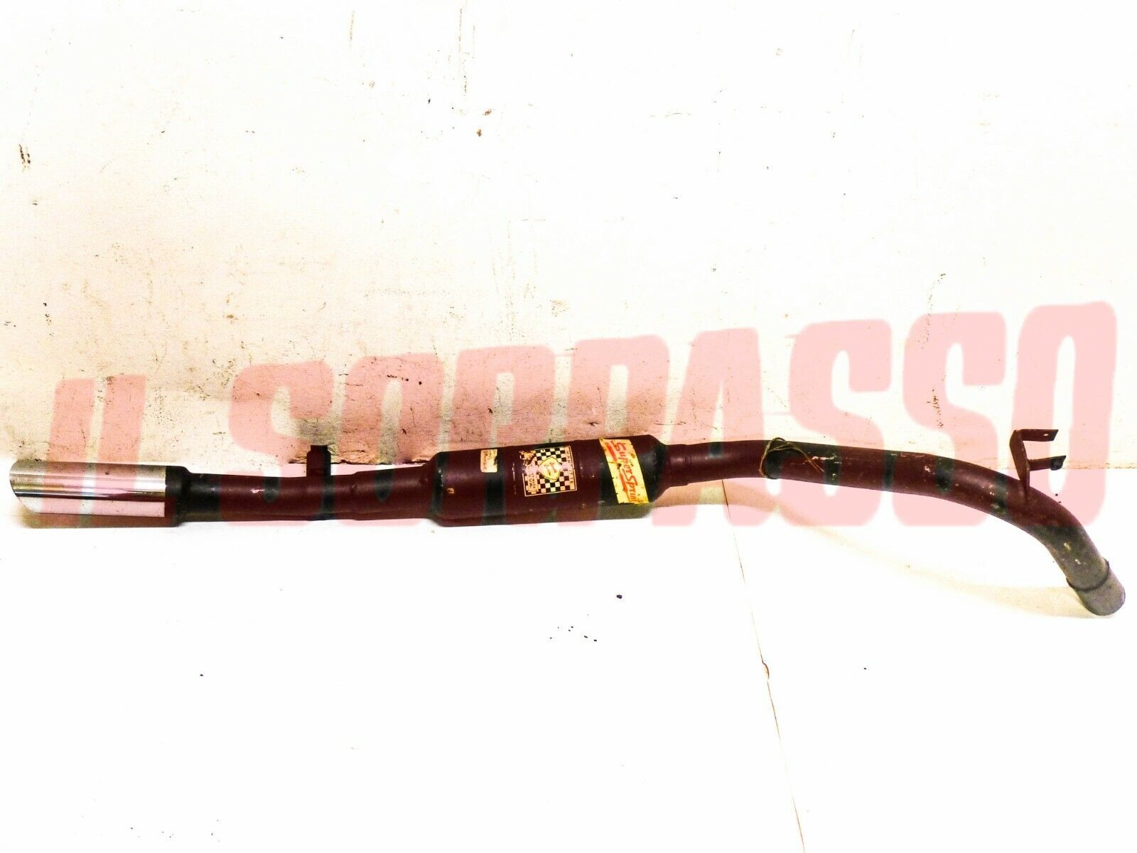 MARMITTA SPORTIVA SUPERSPRINT TERMINALE SINISTRA FIAT DINO COUPE 2000 ORIGINALE