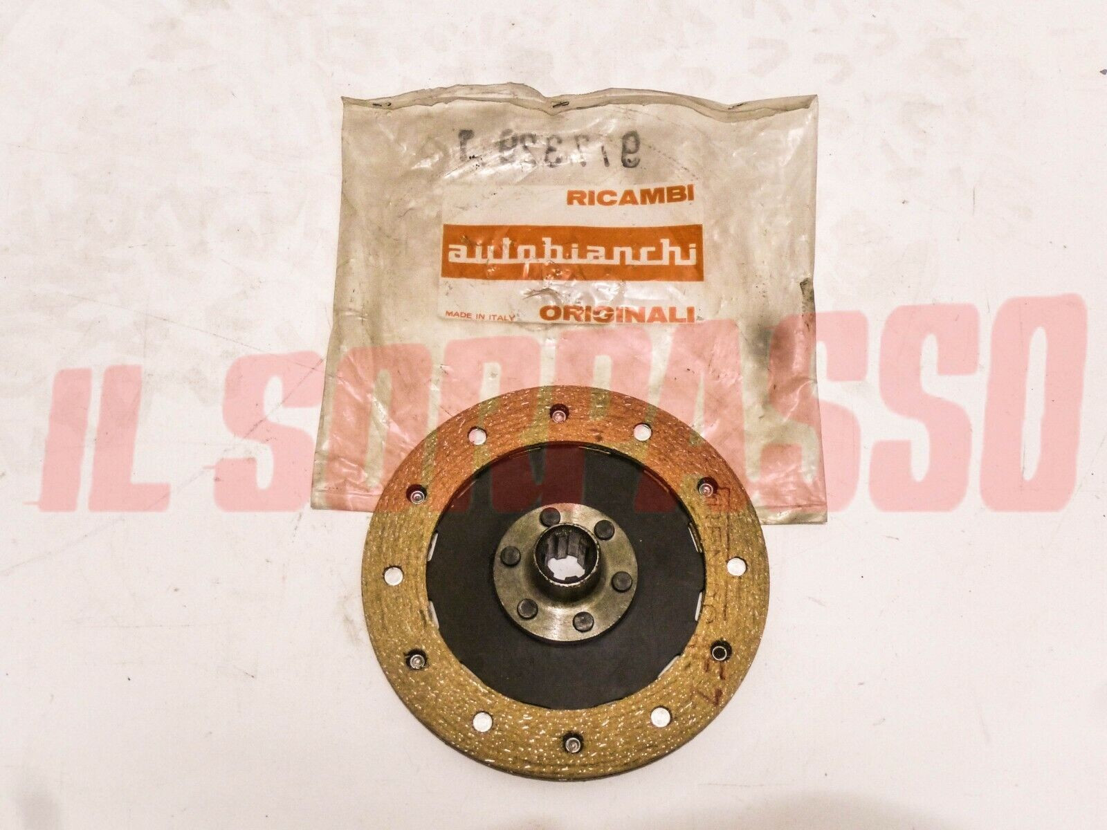 DISCO FRIZIONE FIAT 500 N - D - BIANCHINA 1 TIPO MODELLO CON 6 CAVE ORIGINALE