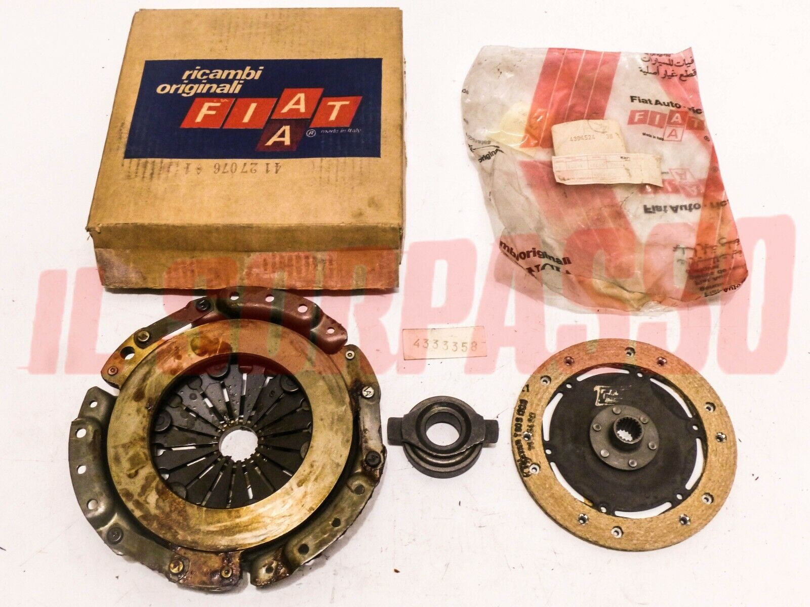 FRIZIONE COMPLETA DISCO SPINGIDISCO CUSCINETTO FIAT 500 F L R 126 ORIGINALE