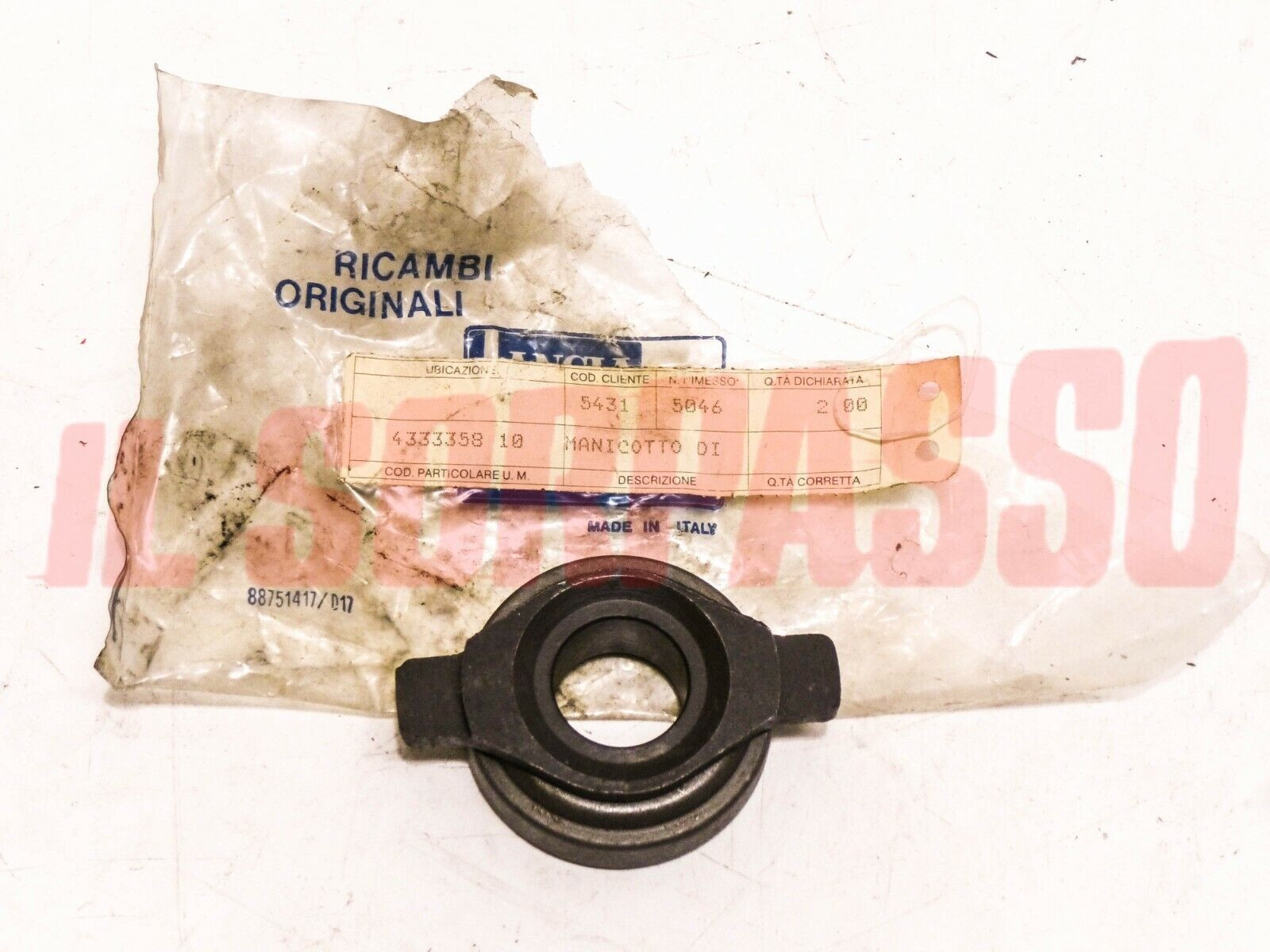 CUSCINETTO REGGISPINTA FRIZIONE FIAT 500 F L - BIANCHINA ORIGINALE 4333358