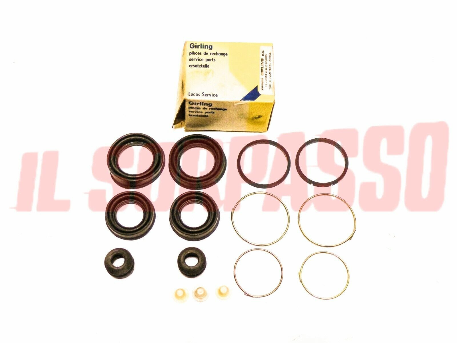 KIT REVISIONE PINZE FRENO ANTERIORI LANCIA GAMMA BERLINA COUPE INCOMPLETO