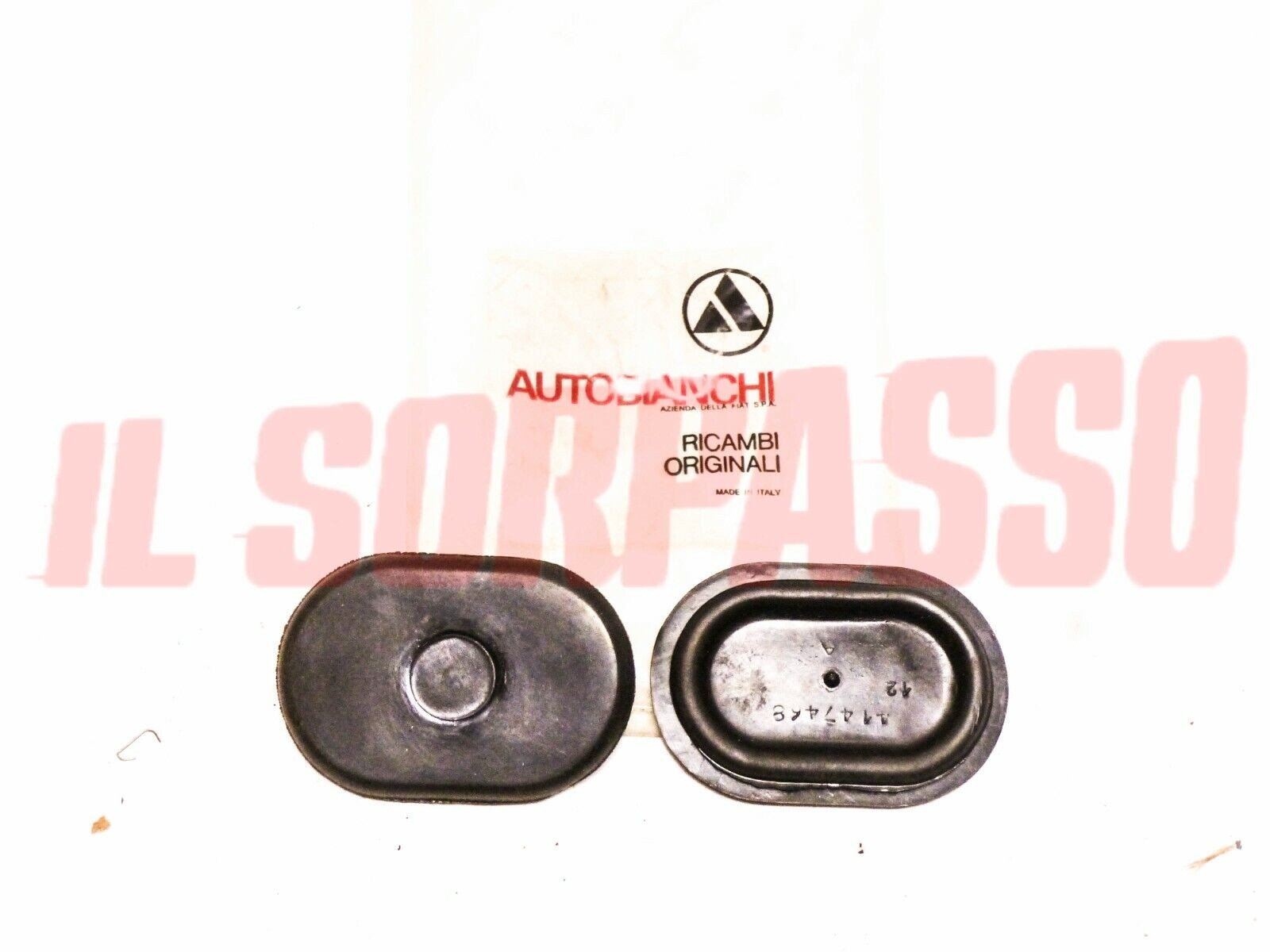 TAPPI IN GOMMA SCOCCA VANO MOTORE LANCIA DELTA ORIGINALI 4147468