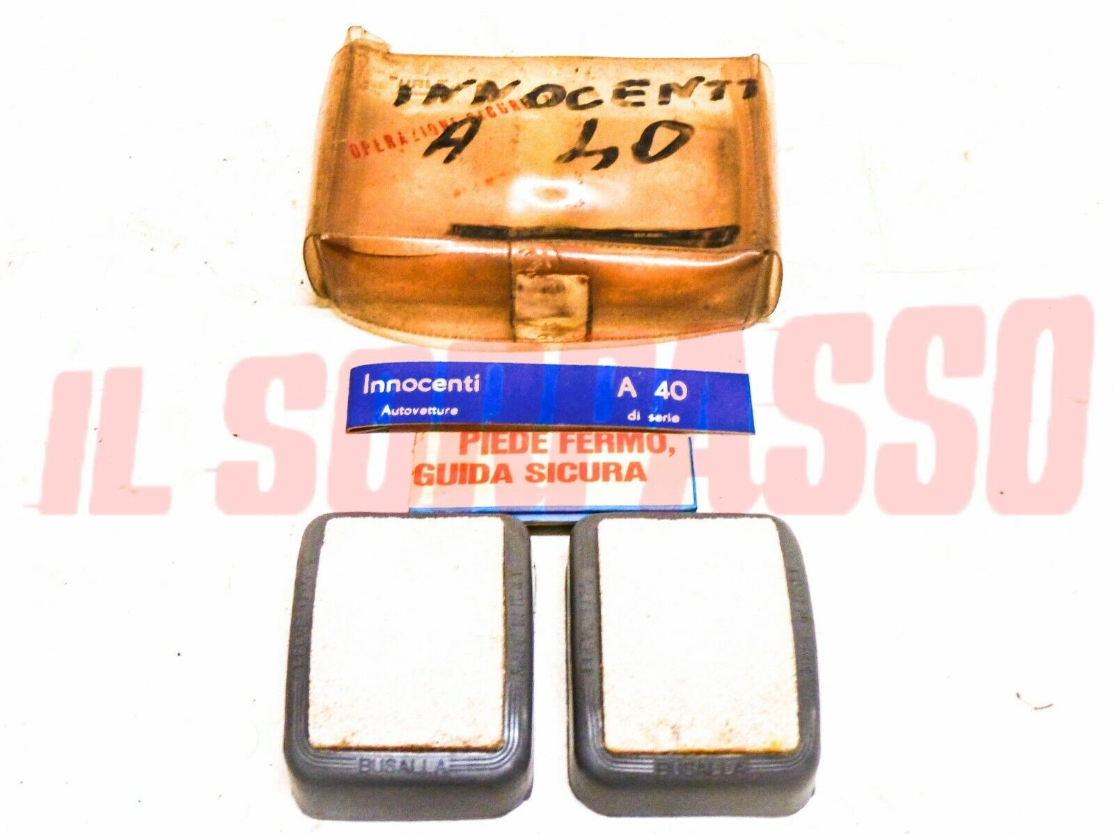 COPRI PEDALI ANTISCIVOLO AUSTIN A40 ACCESSORI DELL'EPOCA