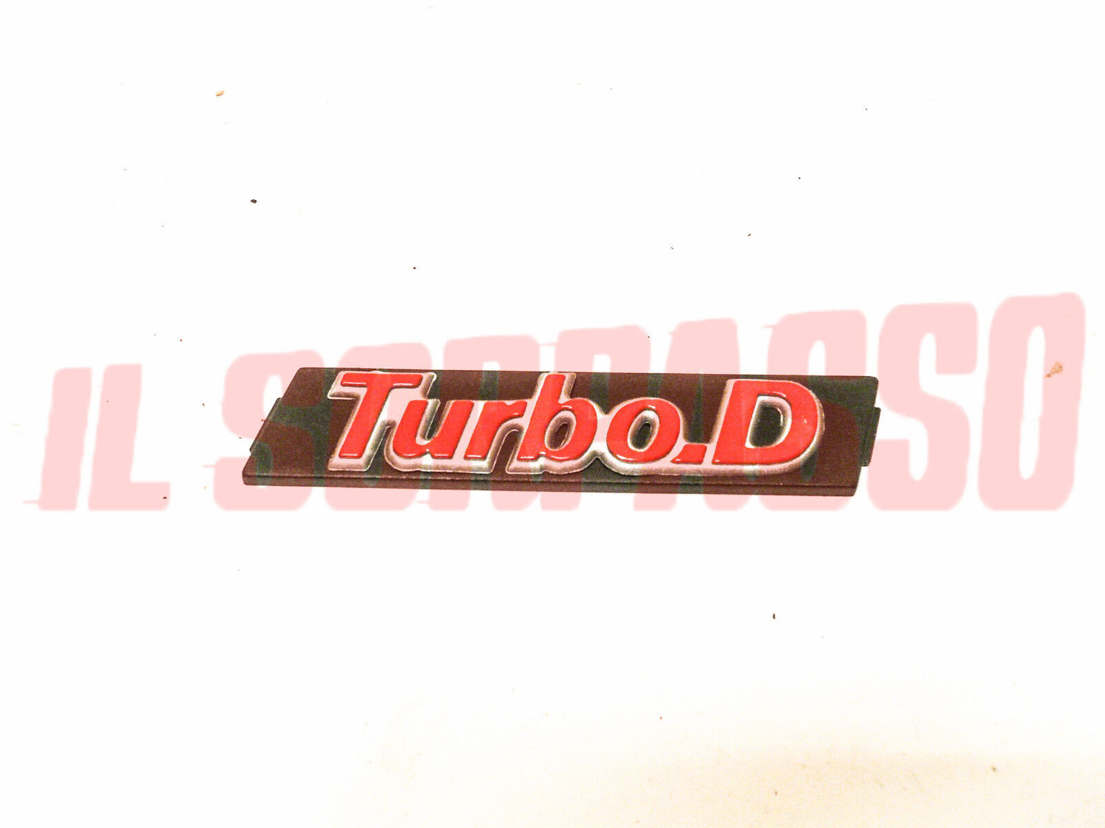 SCRITTA SIGLA MASCHERINA GRIGLIA FIAT UNO TURBO D DIESEL ORIGINALE