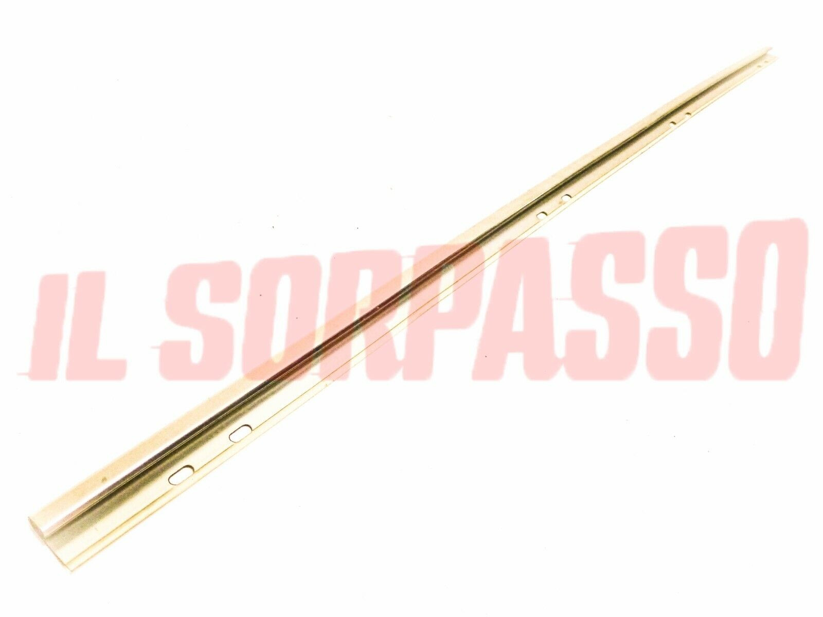 PROFILO PANNELLO PORTA IN PLASTICA CROMATA FIAT 124 BERLINA SPECIAL ORIGINALE