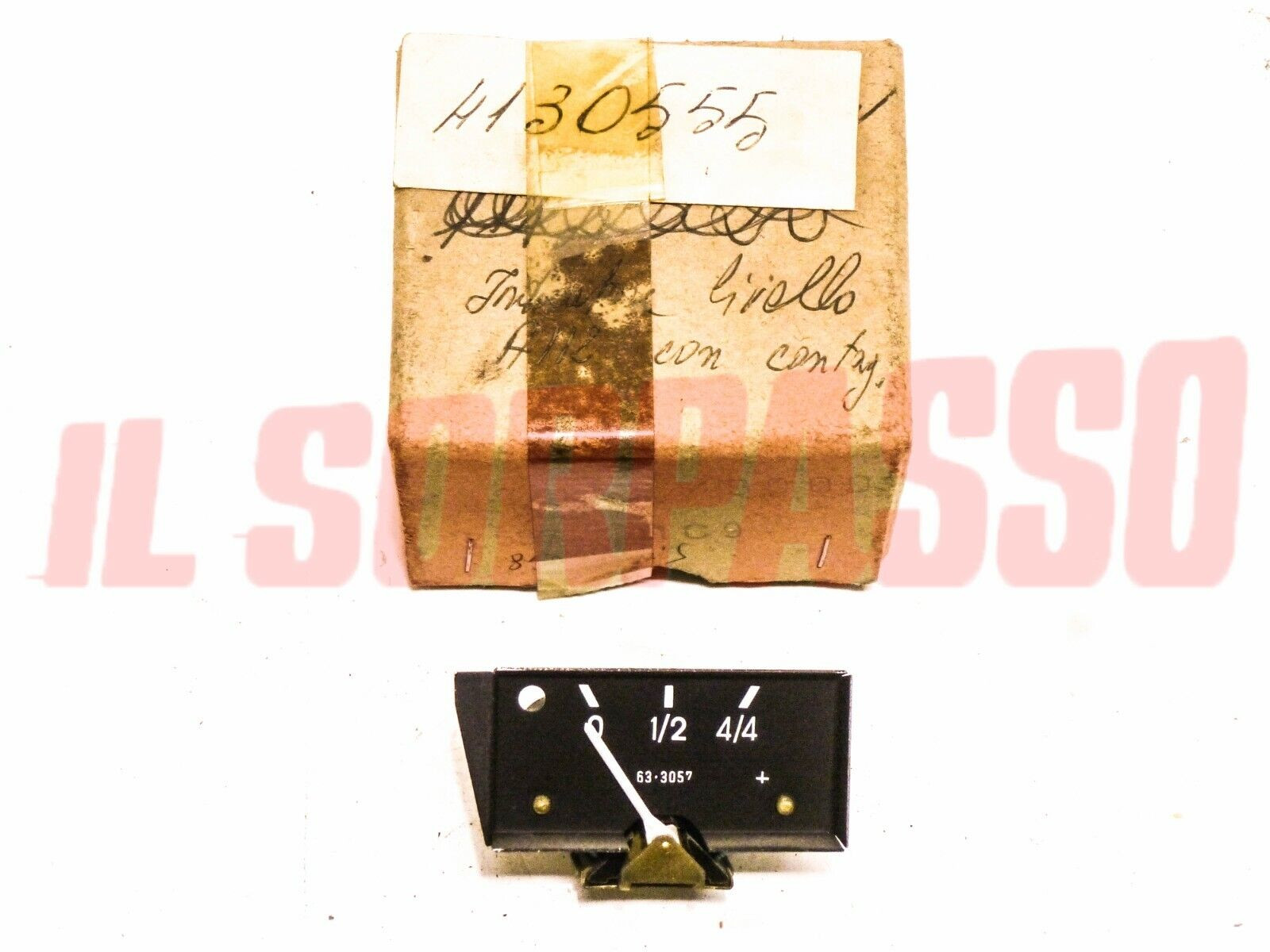 STRUMENTO INDICATORE BENZINA CRUSCOTTO FIAT 850 SPORT COUPE - A112 1 S ORIGINALE