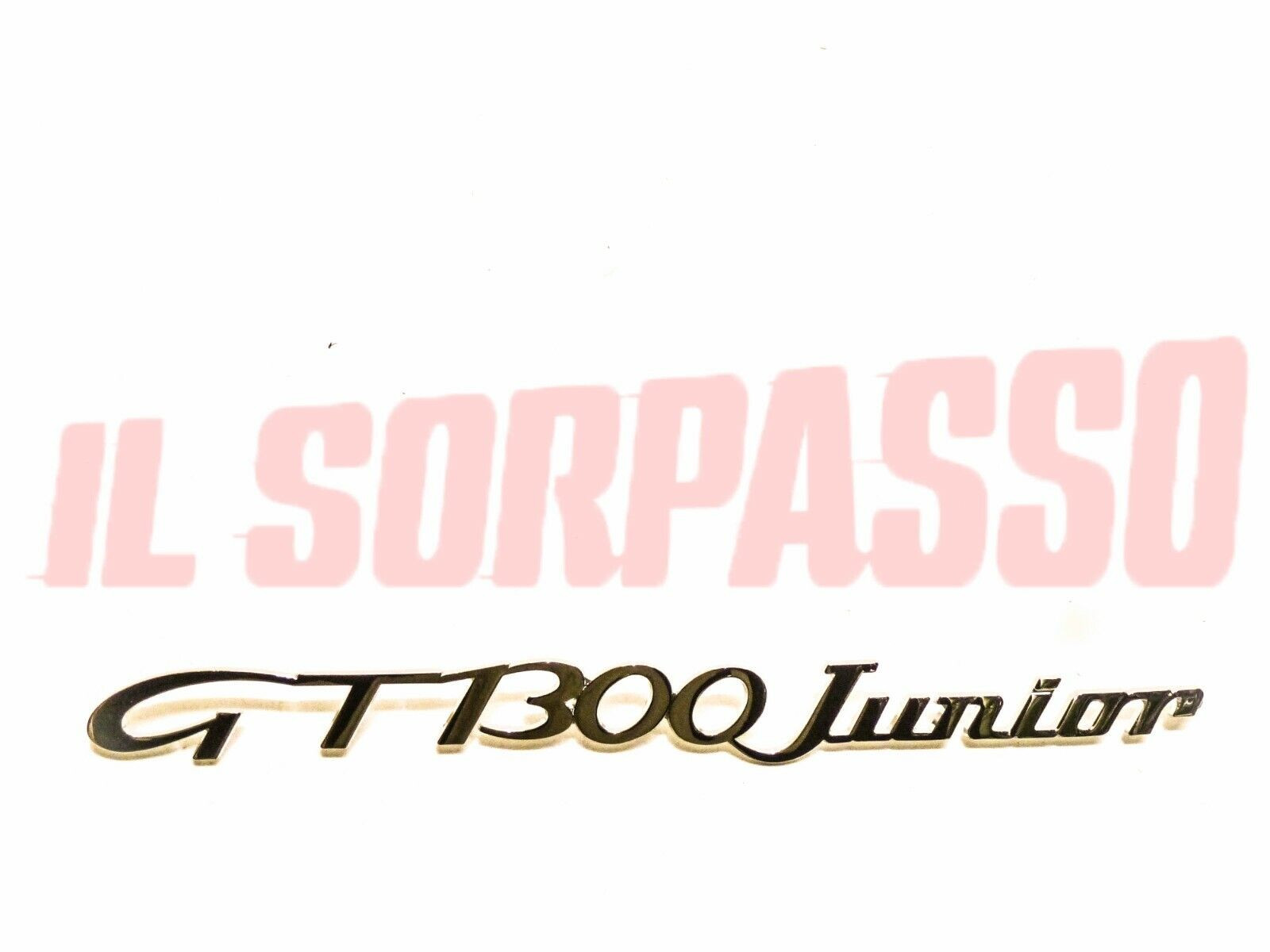 SCRITTA SIGLA COFANO POSTERIORE ALFA ROMEO GT JUNIOR 1300
