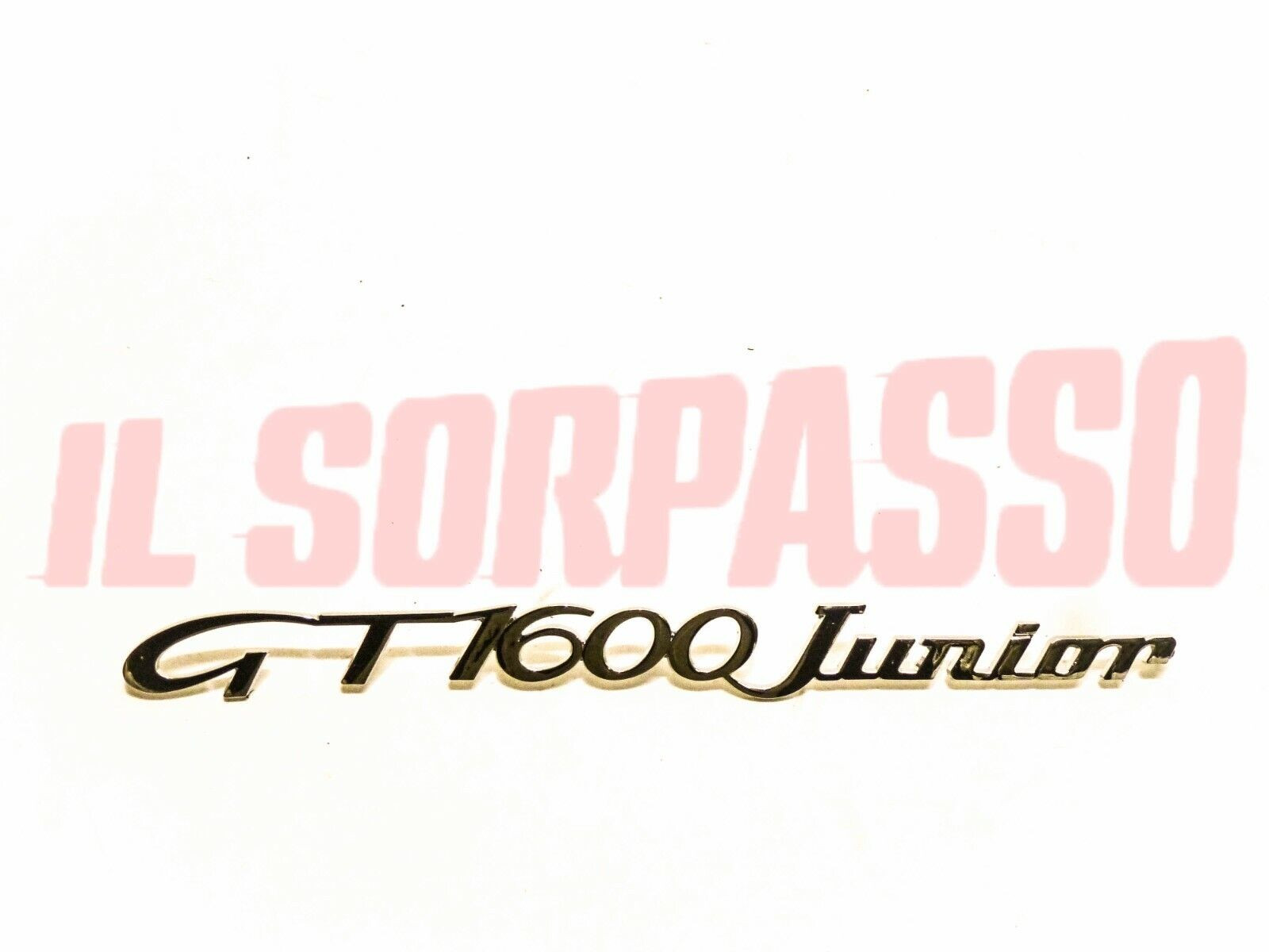 SCRITTA SIGLA COFANO POSTERIORE ALFA ROMEO GT JUNIOR 1600