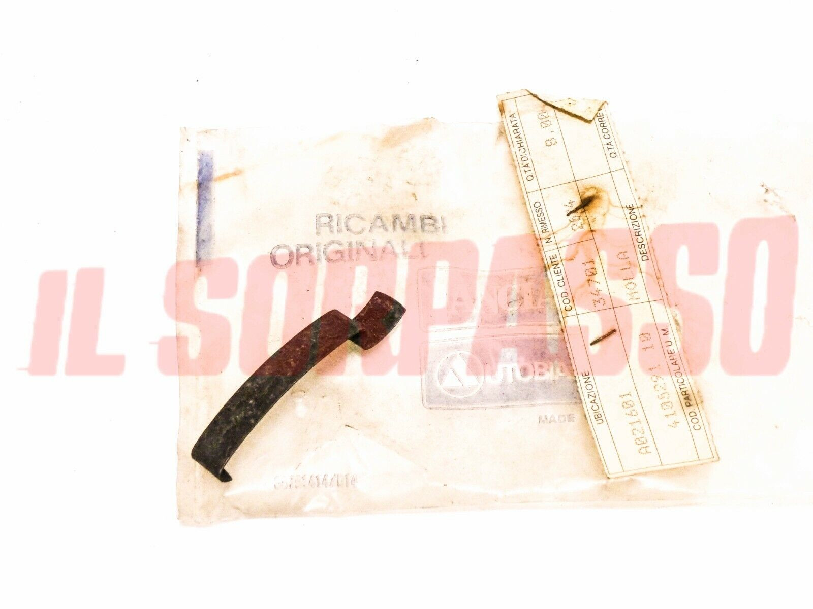 MOLLA CONTENITORE SCATOLA RISCALDAMENTO AUTOBIANCHI A112 + ABARTH ORIGINALE