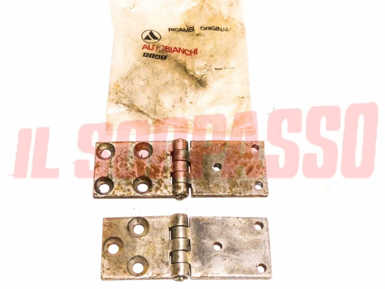 CERNIERE PORTA PORTIERA ANTERIORE AUTOBIANCHI A111 ORIGINALI