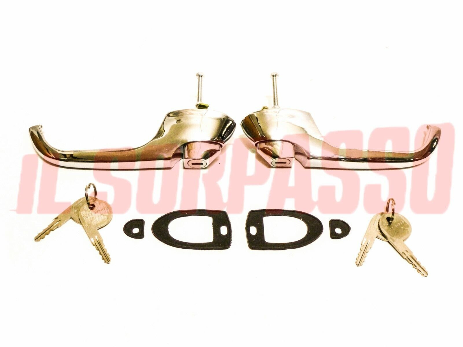  MANIGLIE PORTA PORTIERA ALFA ROMEO DUETTO OSSO DI SEPPIA CODA TRONCA 1 SERIE