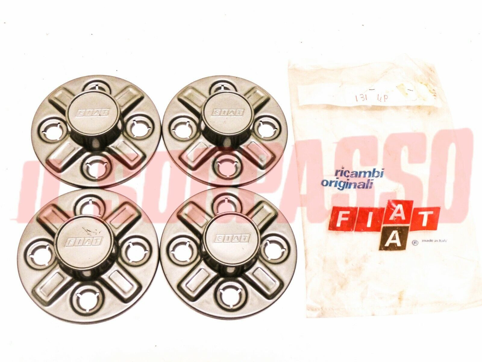 COPPE COPPETTE COPRIMOZZO CERCHI RUOTA FIAT 131 ORIGINALI