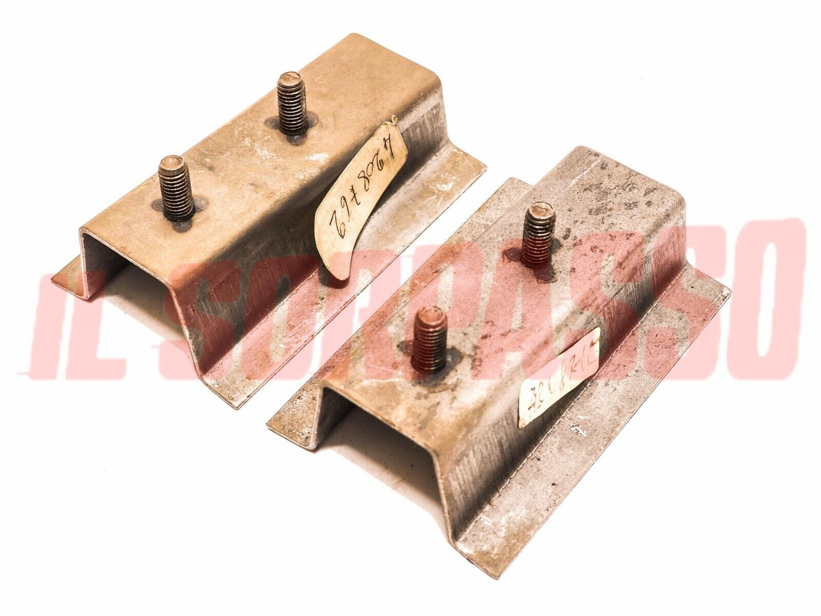 SUPPORTI STAFFE PARAURTI POSTERIORE AUTOBIANCHI A112 + ABARTH PRIME SERIE