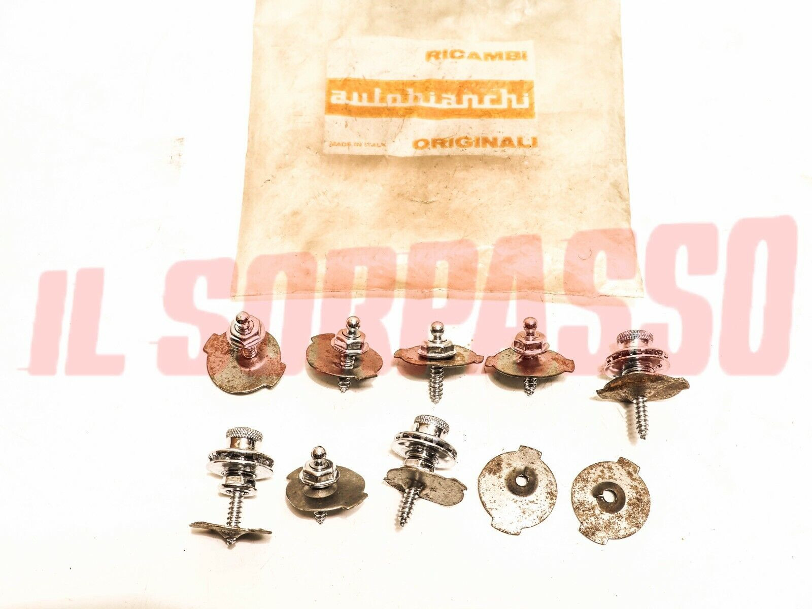 FERMI BOTTONI CAPOTE LANCIA APPIA CONVERTIBILE FLAMINIA ORIGINALI