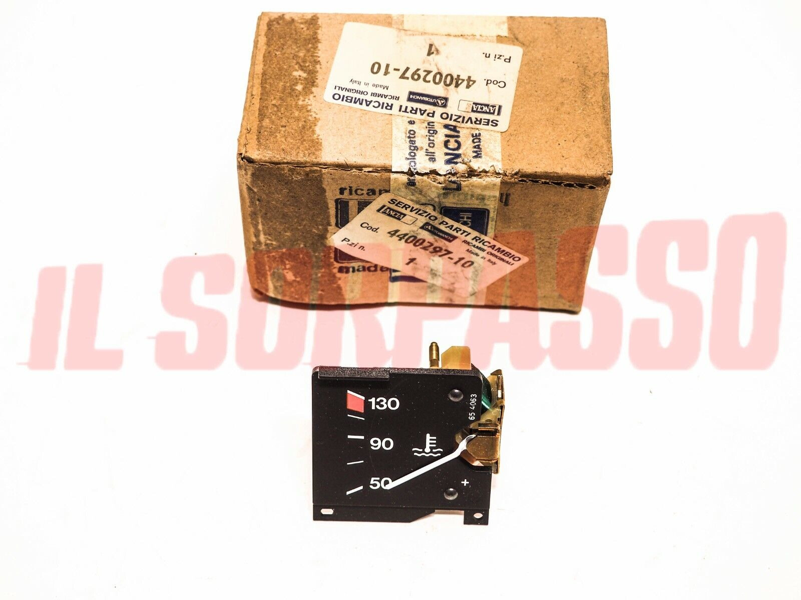 STRUMENTO TEMPERATURA ACQUA CRUSCOTTO AUTOBIANCHI  A112 + ABARTH 4 5 6 7 SERIE