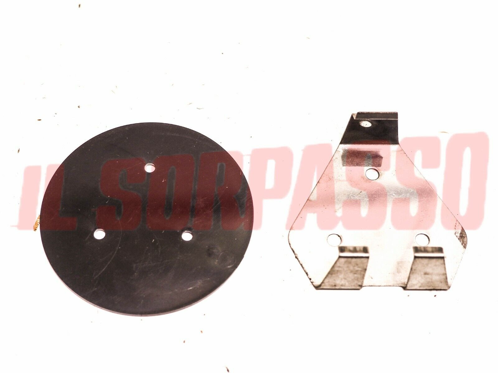 SUPPORTO STEMMA FREGIO FRONTALE MASCHERINA AUTOBIANCHI A112 1 SERIE ORIGINALI