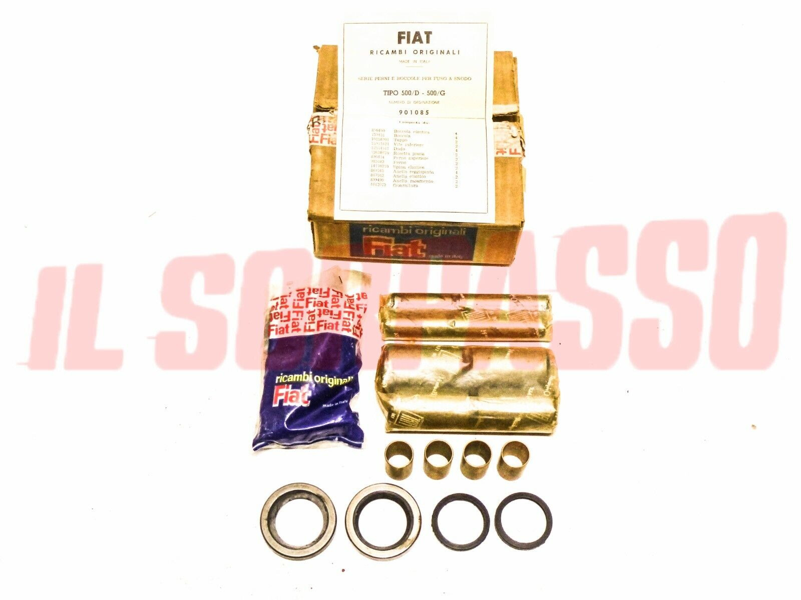 KIT REVISIONE PERNI FUSI A SNODO FUSELLI FIAT 500 D - GIARDINIERA ORIGINALI