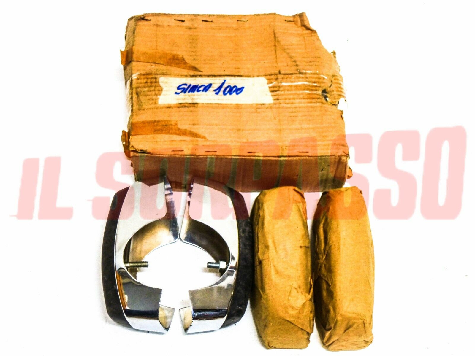 ROSTRI BORCHIE PARAURTI ANTERIORE + POSTERIORE SIMCA 1000 ORIGINALI