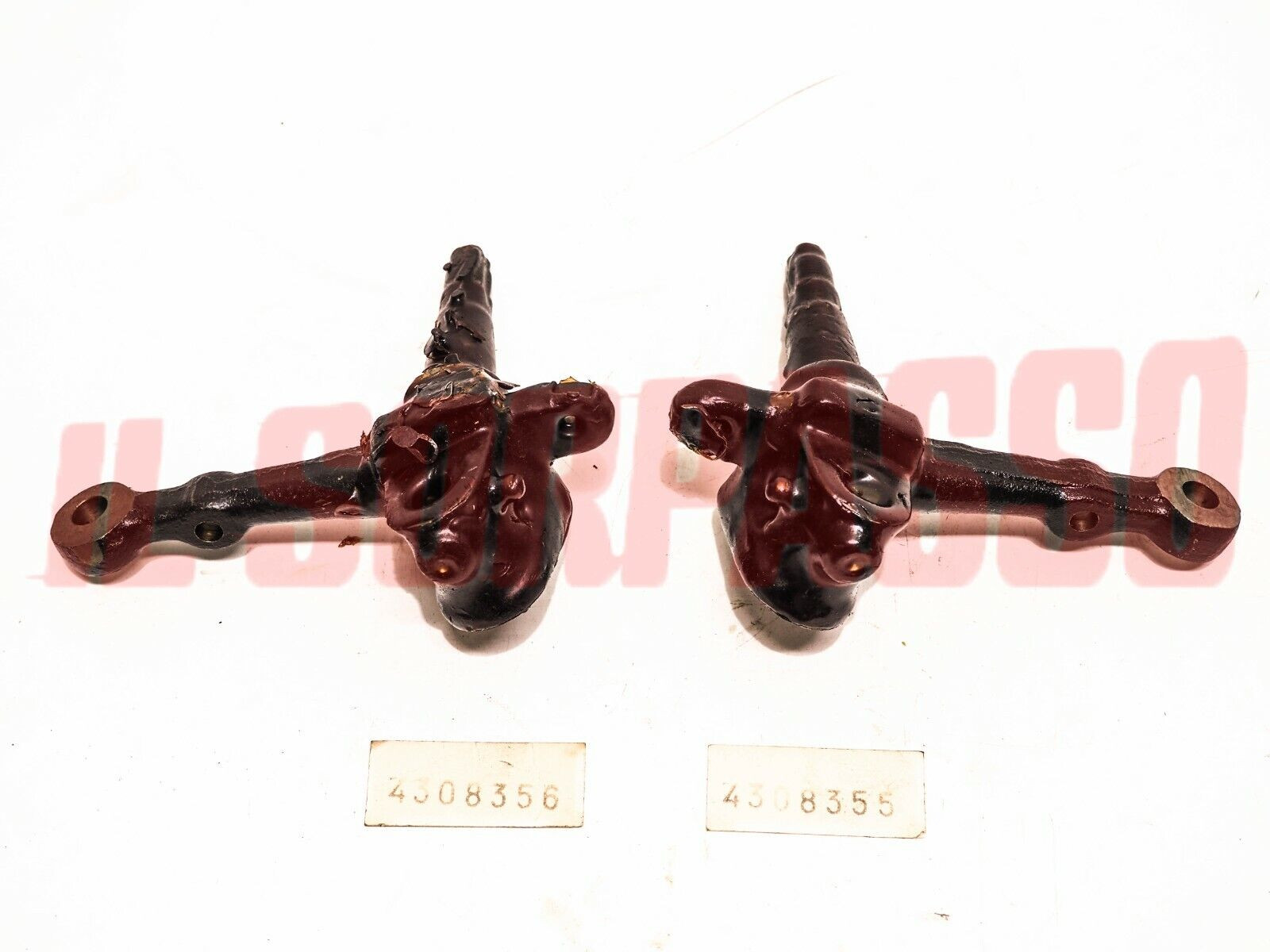 MOZZI RUOTA FUSELLI ANTERIORI DESTRO SINISTRO FIAT 500 D F L R 126 ORIGINALI