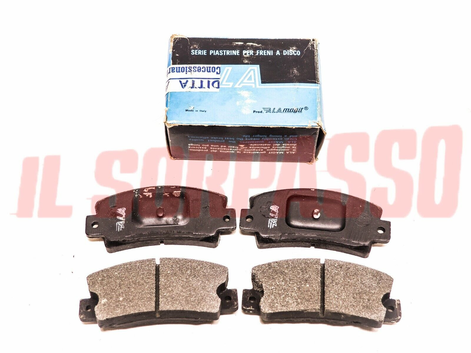 PASTICCHE FRENO ANTERIORI AUTOBIANCHI A112 + ABARTH 2 SERIE ORIGINALI