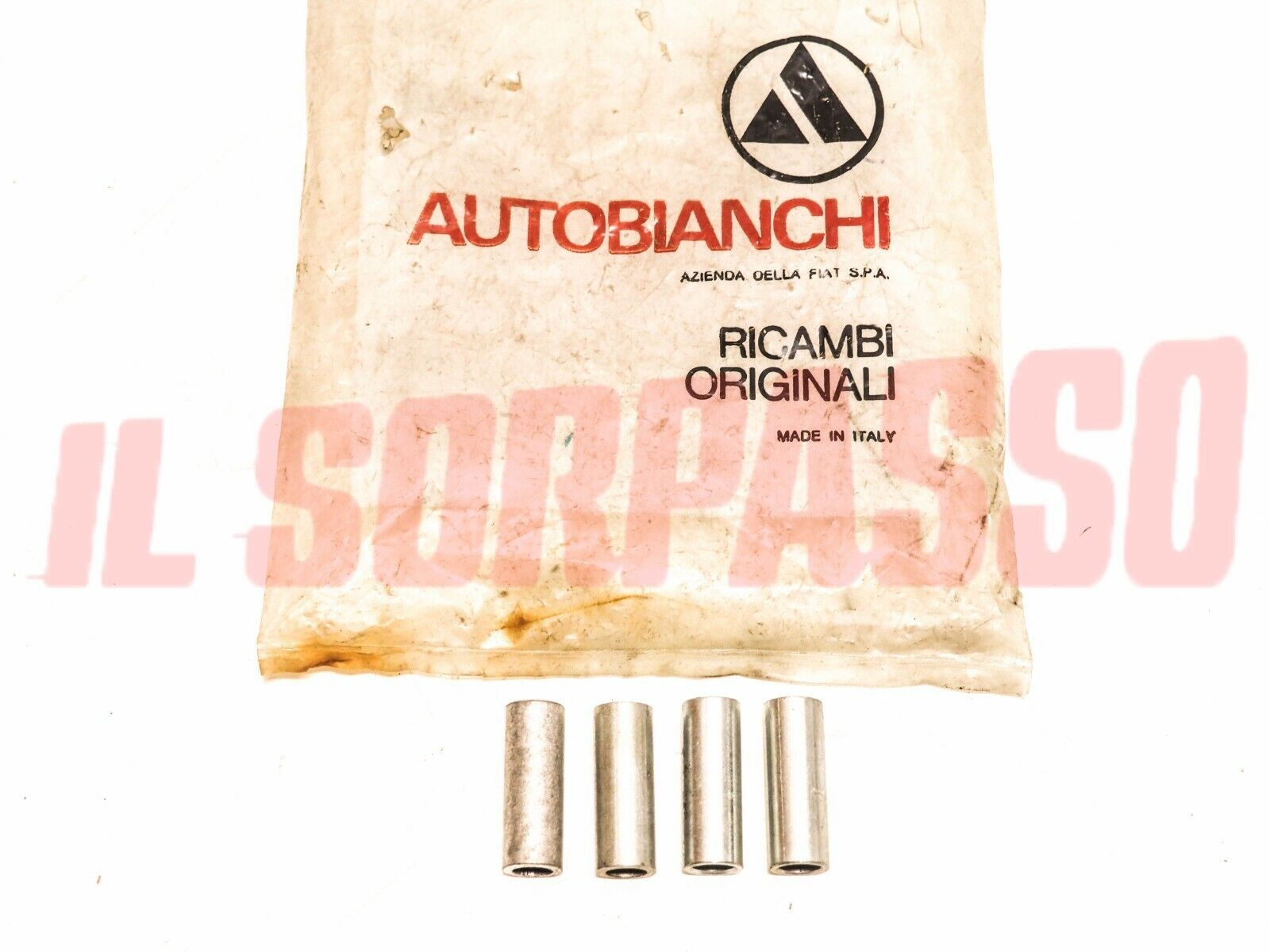 DISTANZIALI STAFFE PARAURTI ANTERIORE + POSTERIORE AUTOBIANCHI BIANCHINA CABRIO
