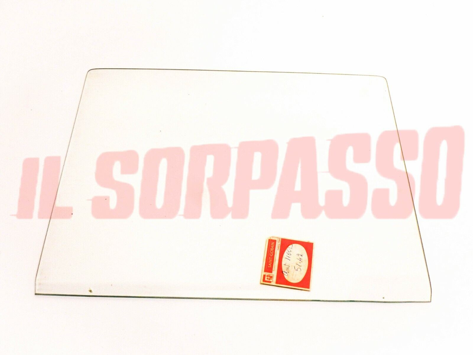 VETRO SCENDENTE PORTA ANTERIORE DESTRA - SINISTRA  FIAT 1100 D ORIGINALE